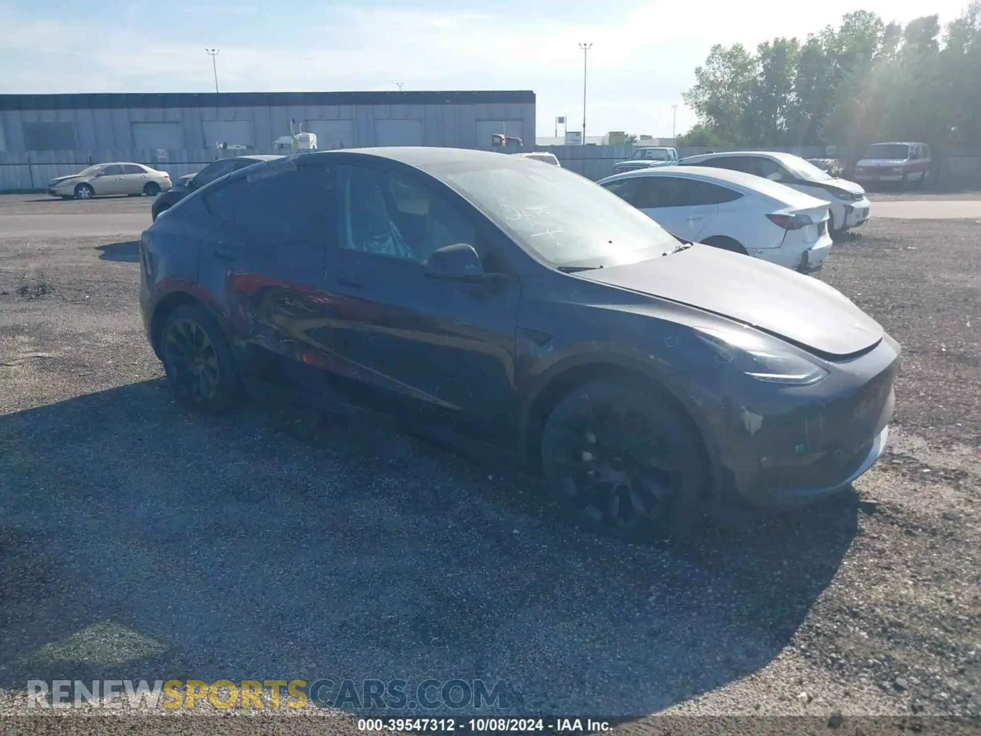 1 Photograph of a damaged car 7SAYGDEE9RA249681 TESLA MODEL Y 2024