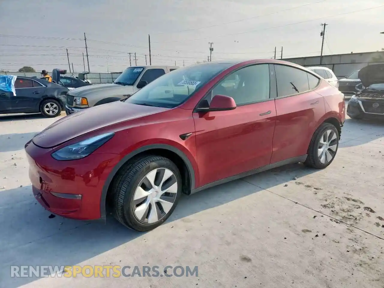 1 Photograph of a damaged car 7SAYGDEE9RA284169 TESLA MODEL Y 2024