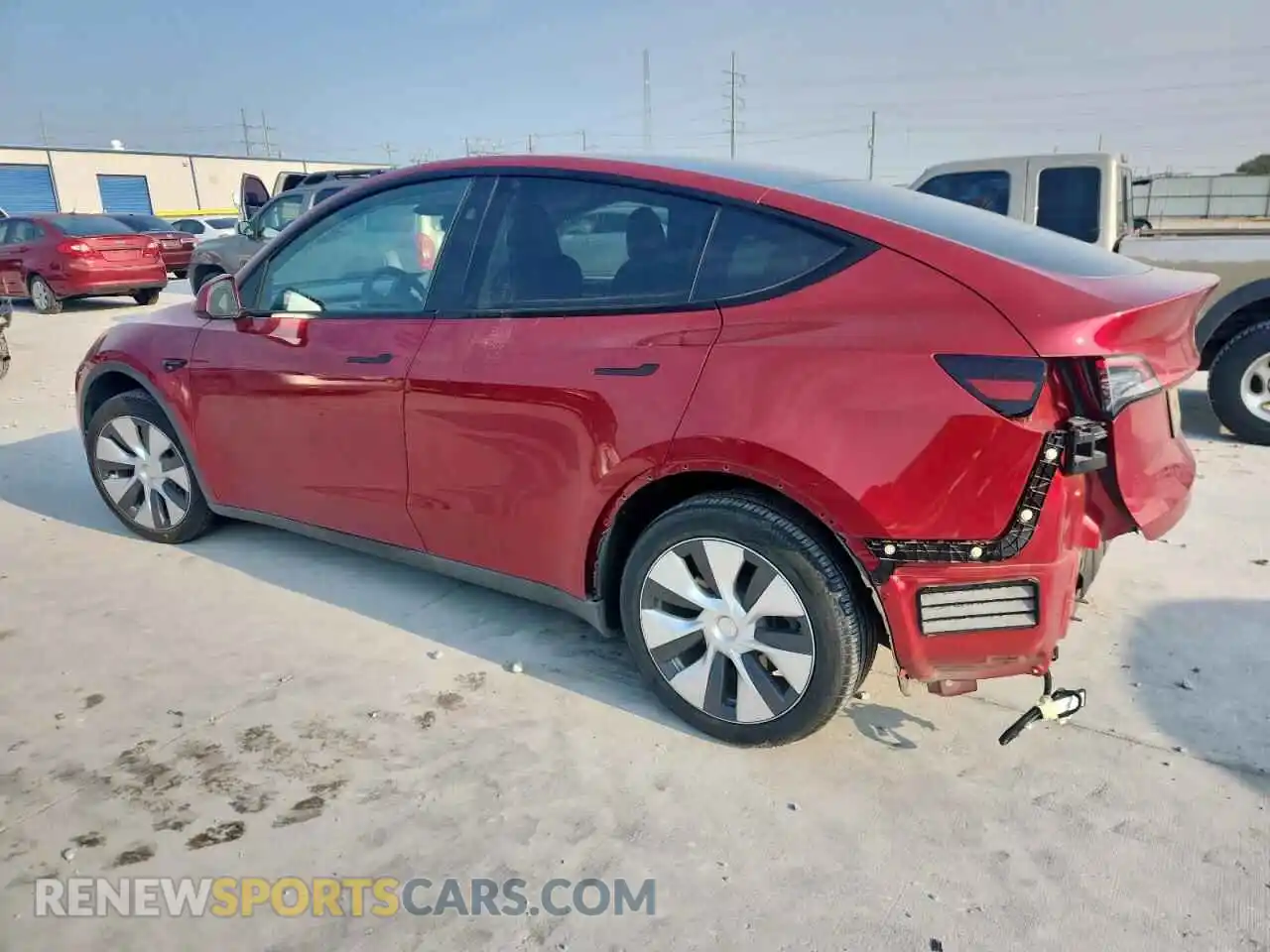 2 Photograph of a damaged car 7SAYGDEE9RA284169 TESLA MODEL Y 2024