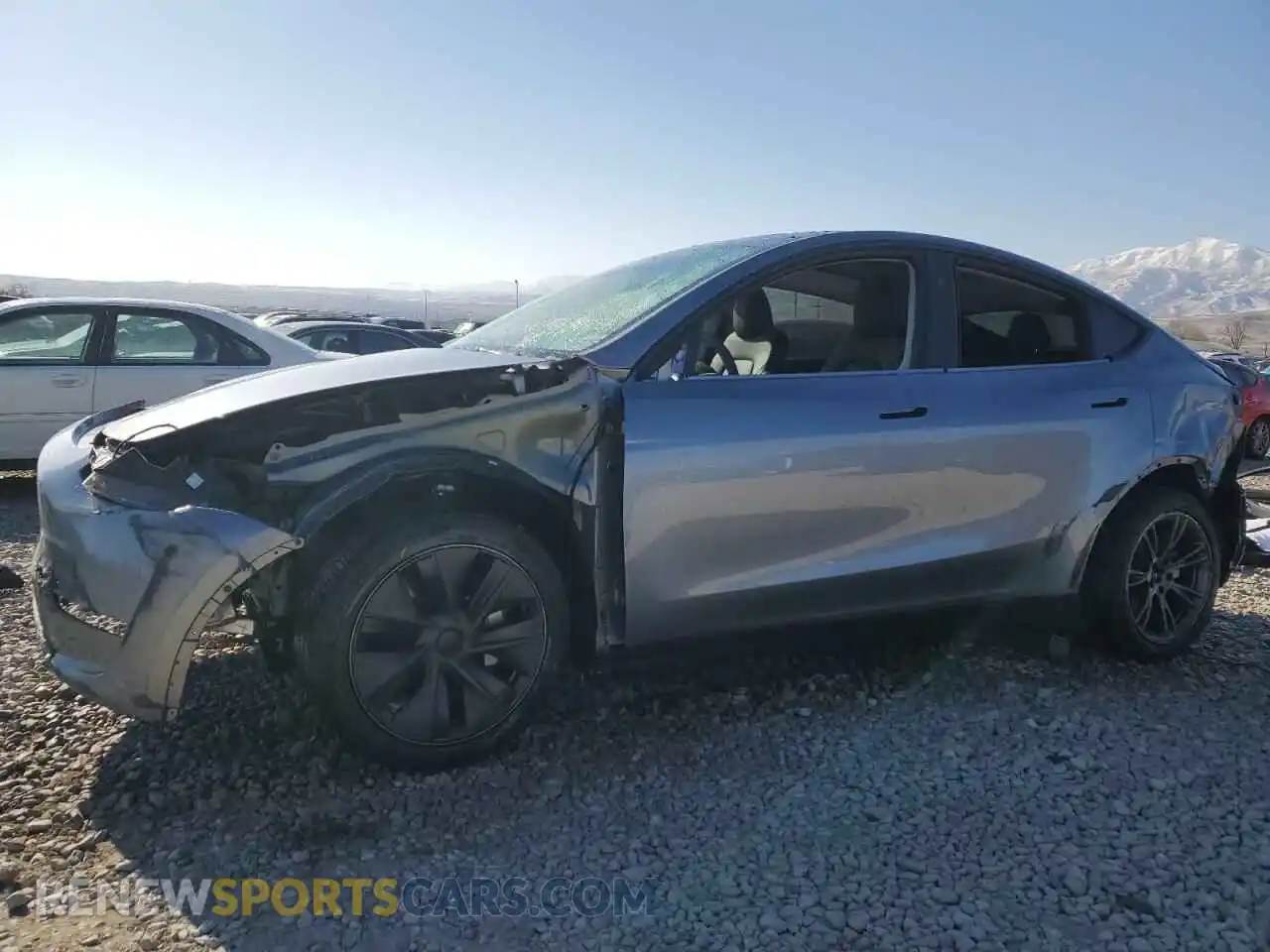 1 Photograph of a damaged car 7SAYGDEE9RA319650 TESLA MODEL Y 2024