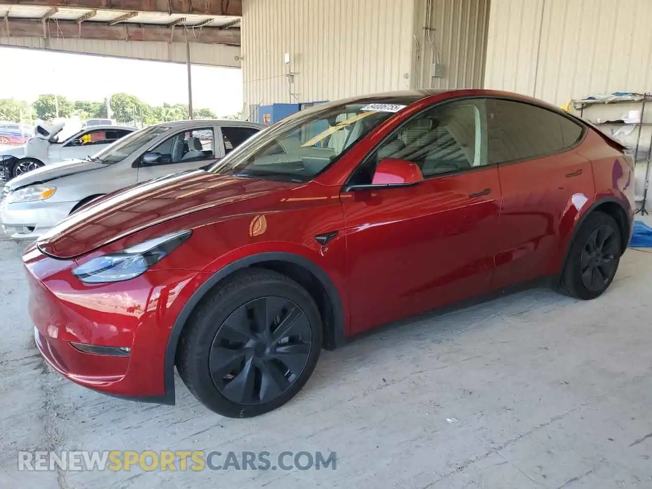 1 Photograph of a damaged car 7SAYGDEE9RA326341 TESLA MODEL Y 2024