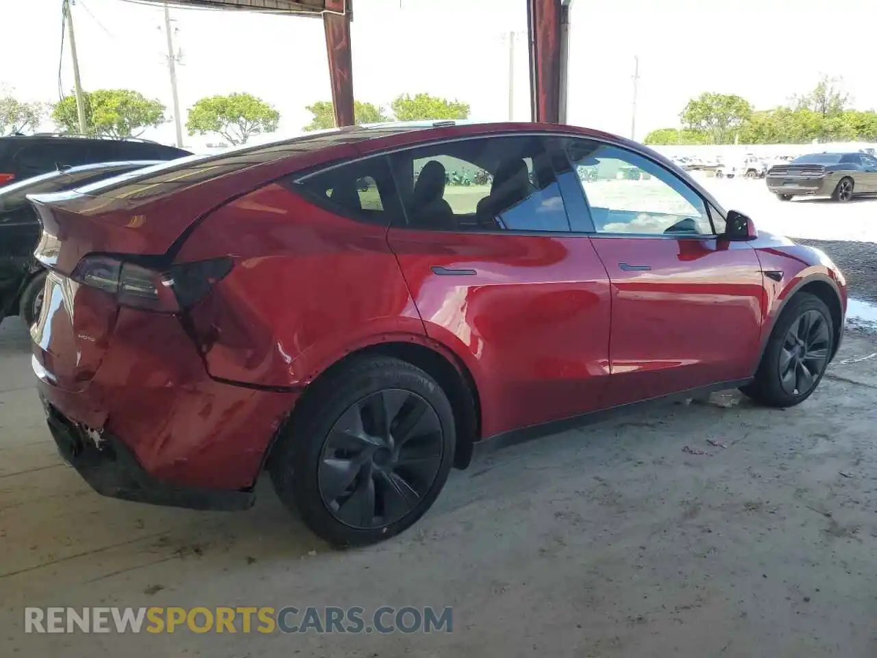3 Photograph of a damaged car 7SAYGDEE9RA326341 TESLA MODEL Y 2024