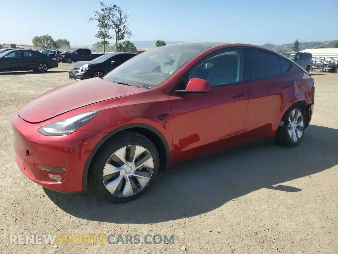 1 fotografías del automóvil dañado 7SAYGDEE9RF047118 TESLA MODEL Y 2024