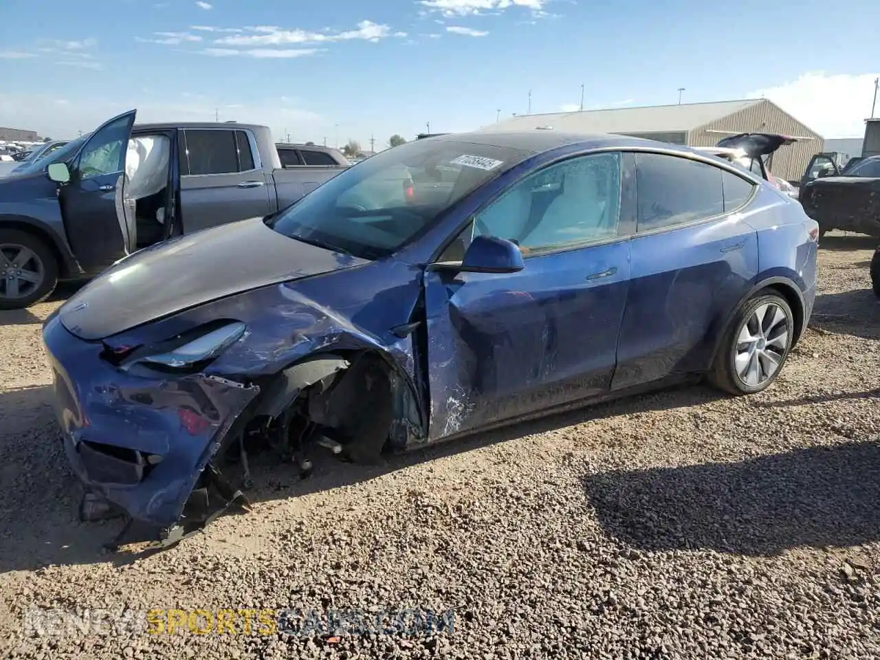 1 Photograph of a damaged car 7SAYGDEE9RF059382 TESLA MODEL Y 2024