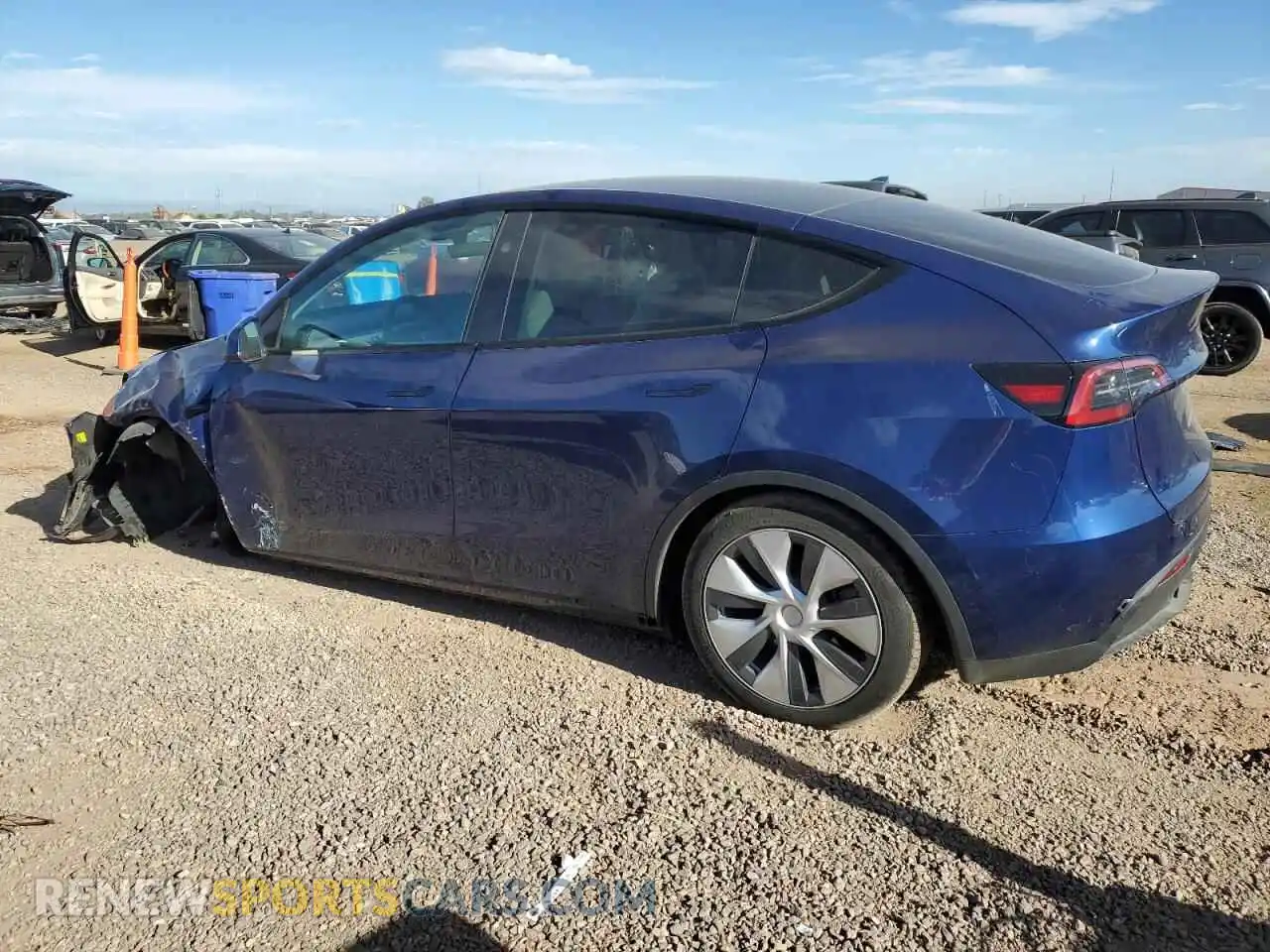 2 Photograph of a damaged car 7SAYGDEE9RF059382 TESLA MODEL Y 2024
