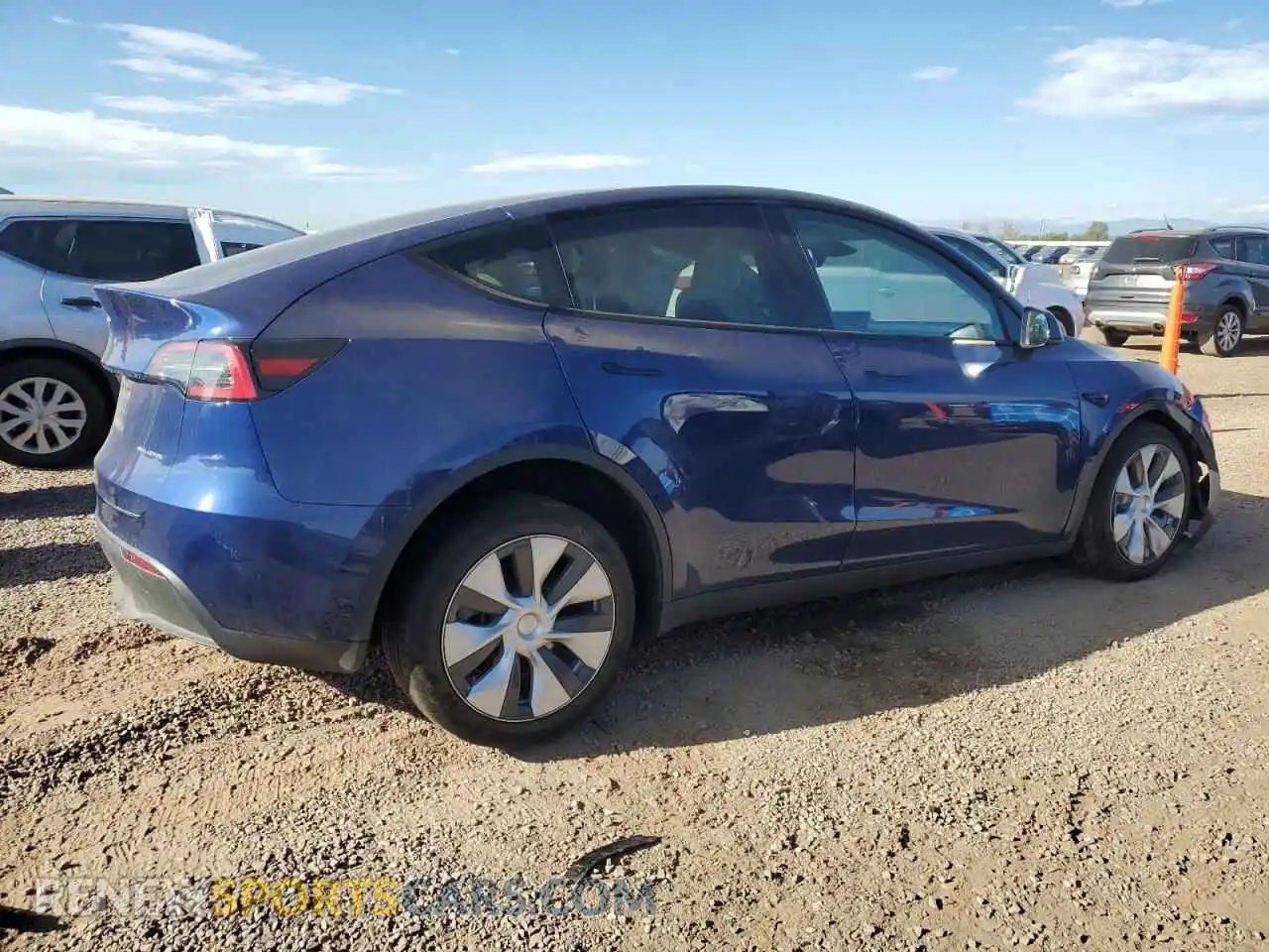 3 Photograph of a damaged car 7SAYGDEE9RF059382 TESLA MODEL Y 2024