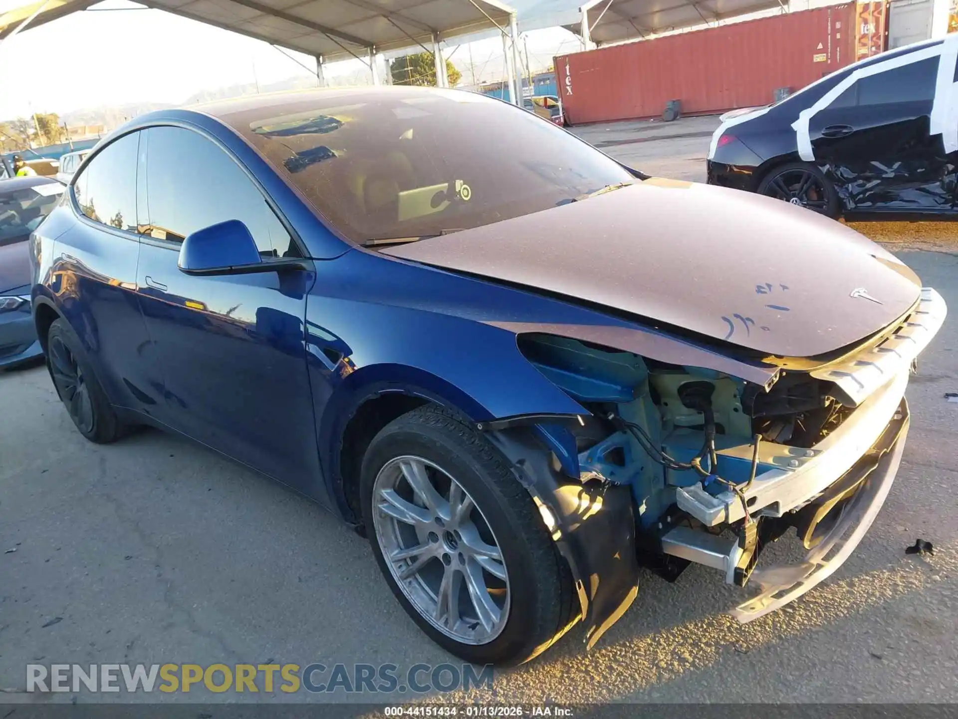 1 Photograph of a damaged car 7SAYGDEE9RF062153 TESLA MODEL Y 2024