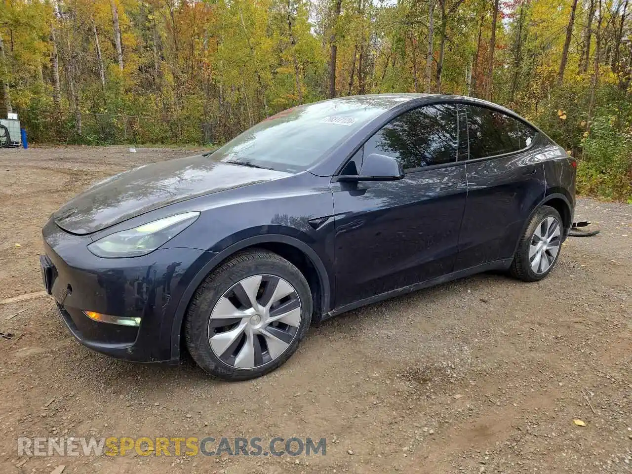 1 Фотография поврежденного автомобиля 7SAYGDEE9RF086128 TESLA MODEL Y 2024