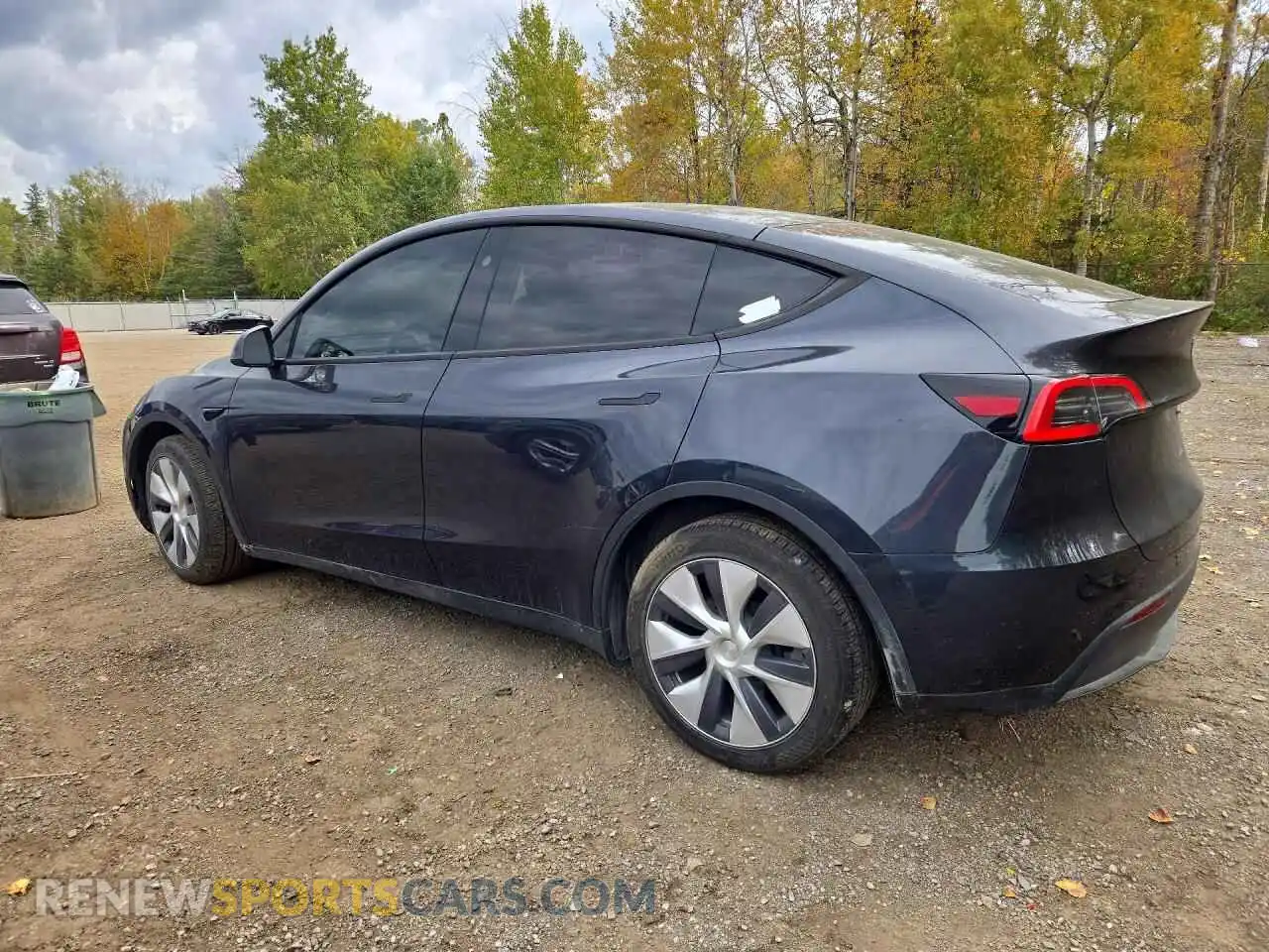 2 Фотография поврежденного автомобиля 7SAYGDEE9RF086128 TESLA MODEL Y 2024