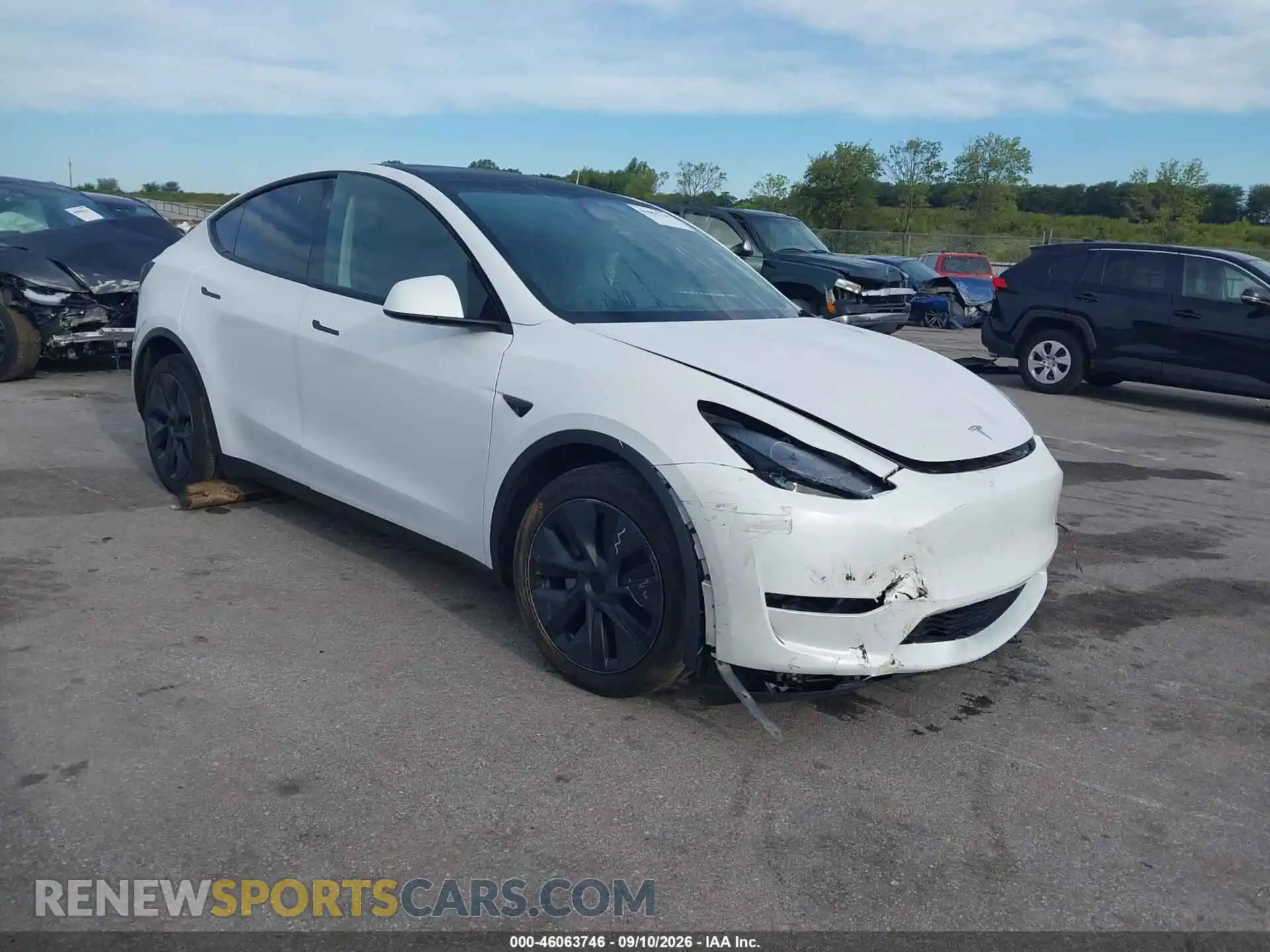 1 fotografías del automóvil dañado 7SAYGDEE9RF150684 TESLA MODEL Y 2024