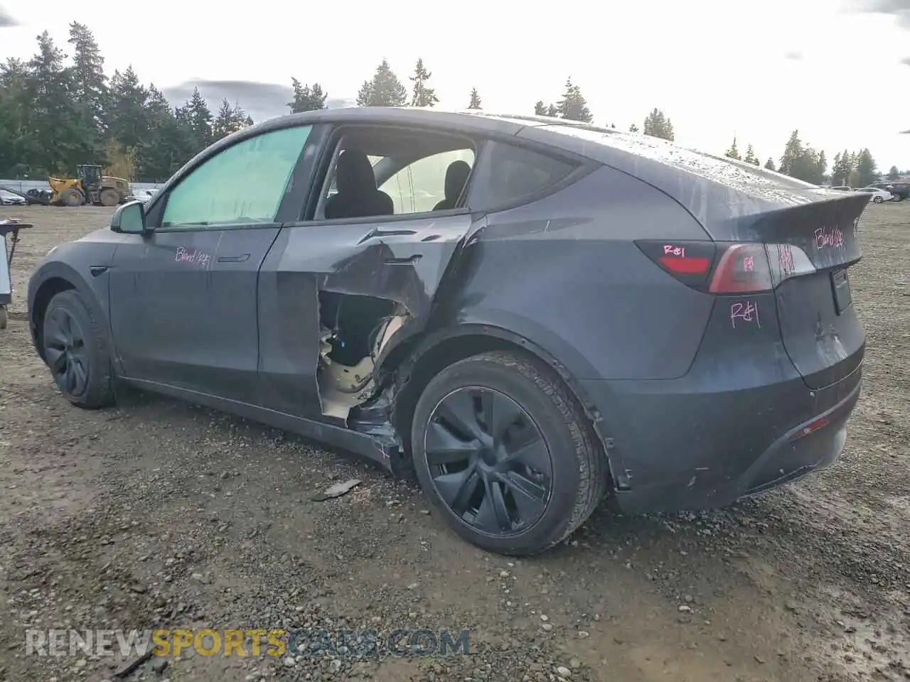 2 fotografías del automóvil dañado 7SAYGDEE9RF178968 TESLA MODEL Y 2024