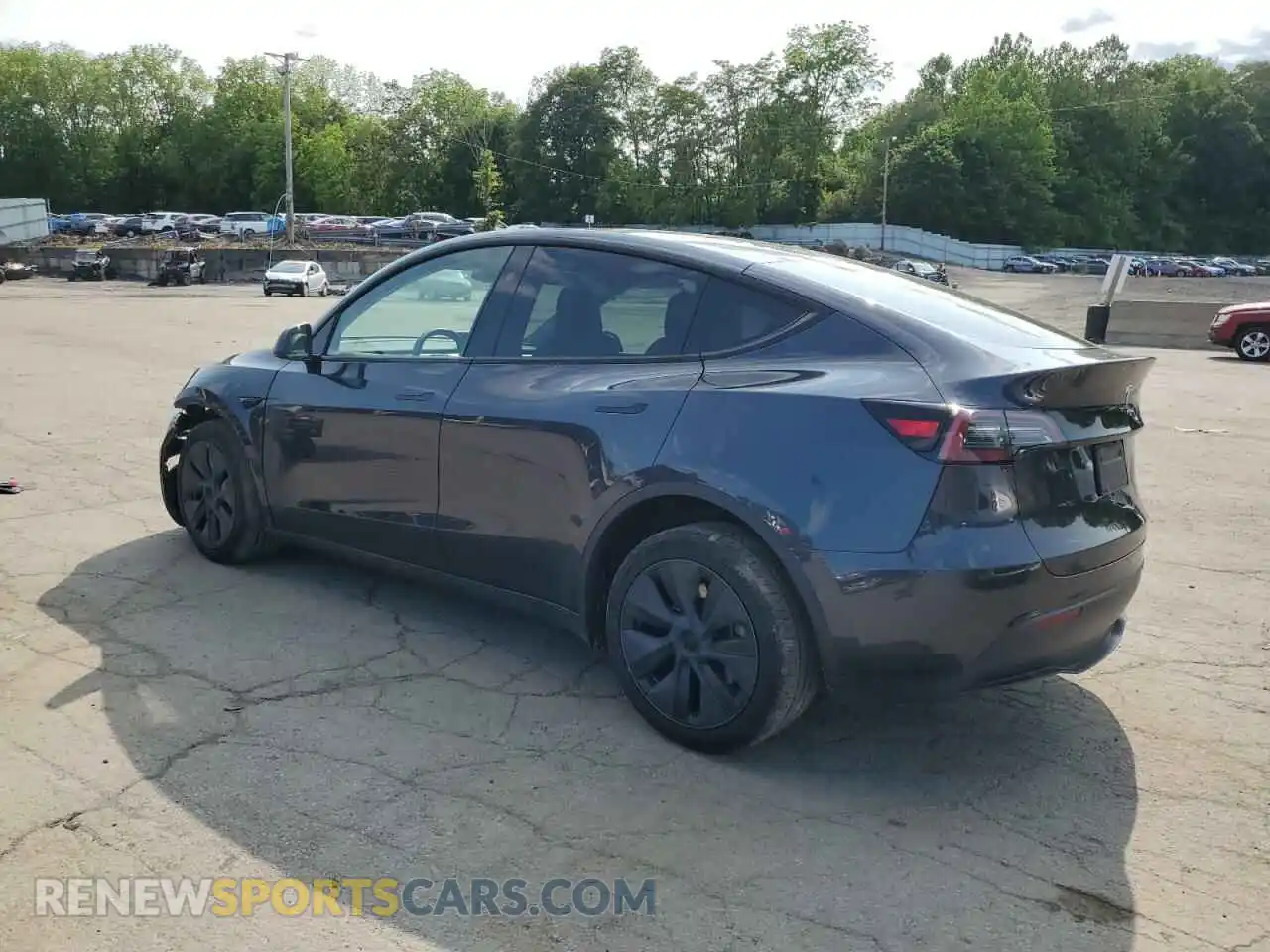 2 Photograph of a damaged car 7SAYGDEE9RF186388 TESLA MODEL Y 2024