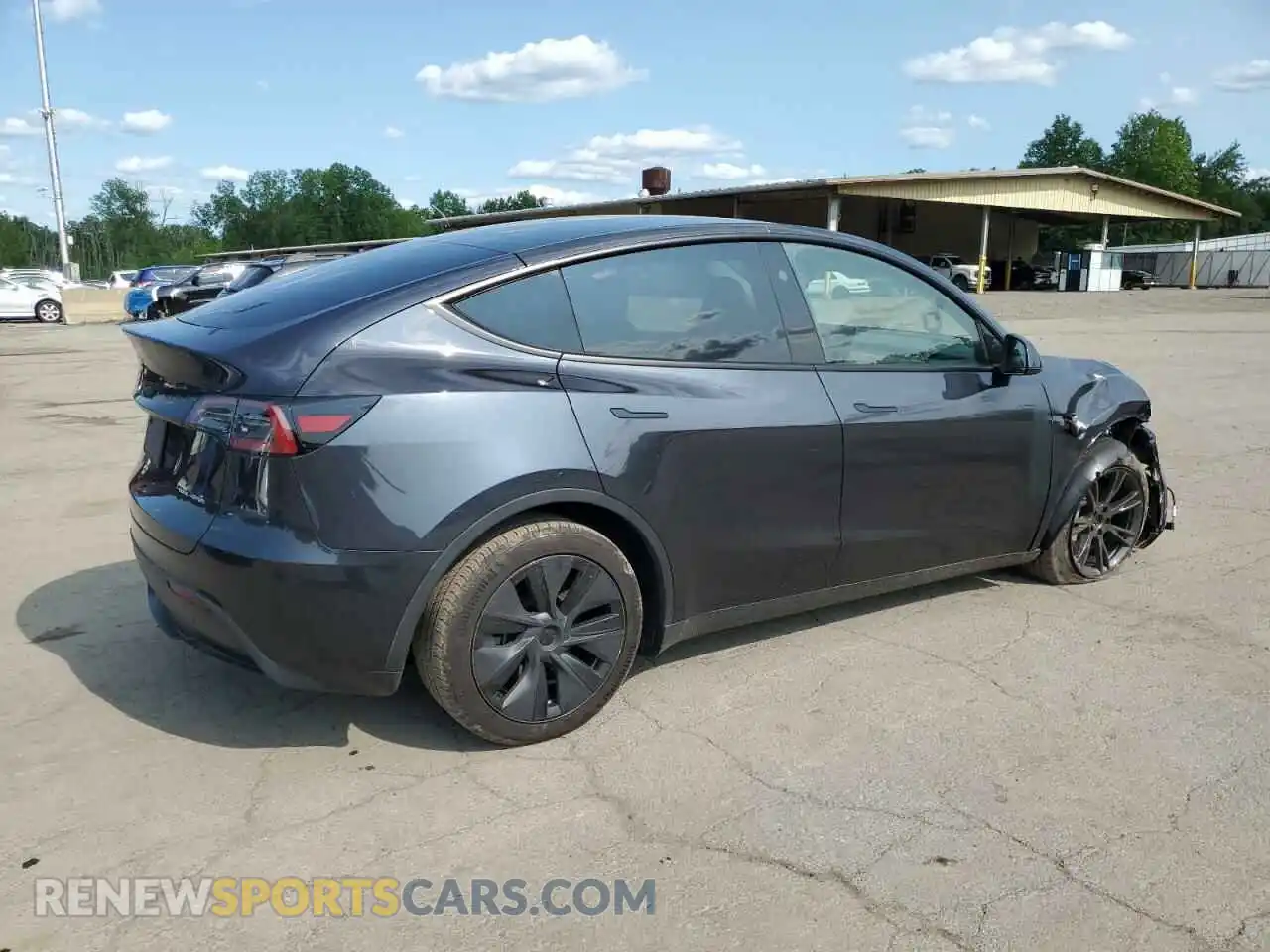 3 Photograph of a damaged car 7SAYGDEE9RF186388 TESLA MODEL Y 2024