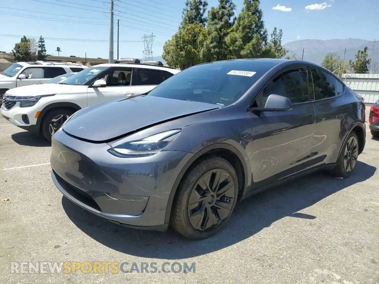 1 Photograph of a damaged car 7SAYGDEEXRA215975 TESLA MODEL Y 2024
