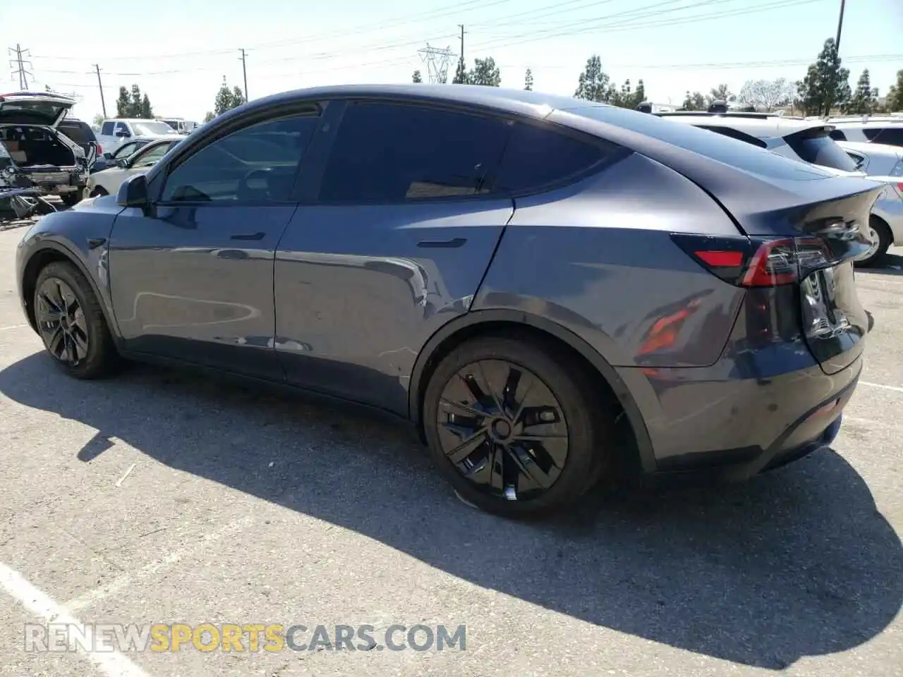 2 Photograph of a damaged car 7SAYGDEEXRA215975 TESLA MODEL Y 2024