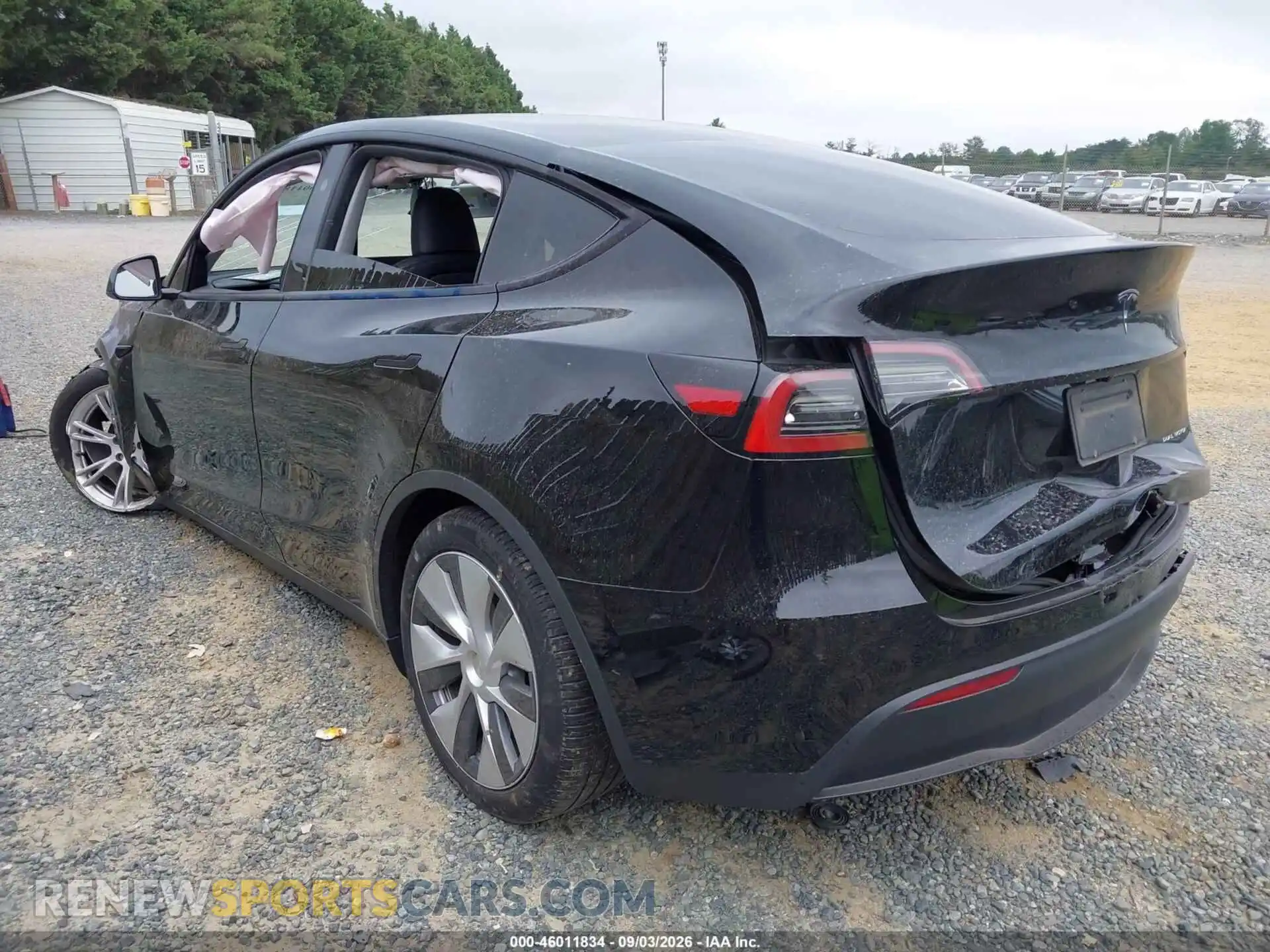 3 Фотография поврежденного автомобиля 7SAYGDEEXRA220013 TESLA MODEL Y 2024