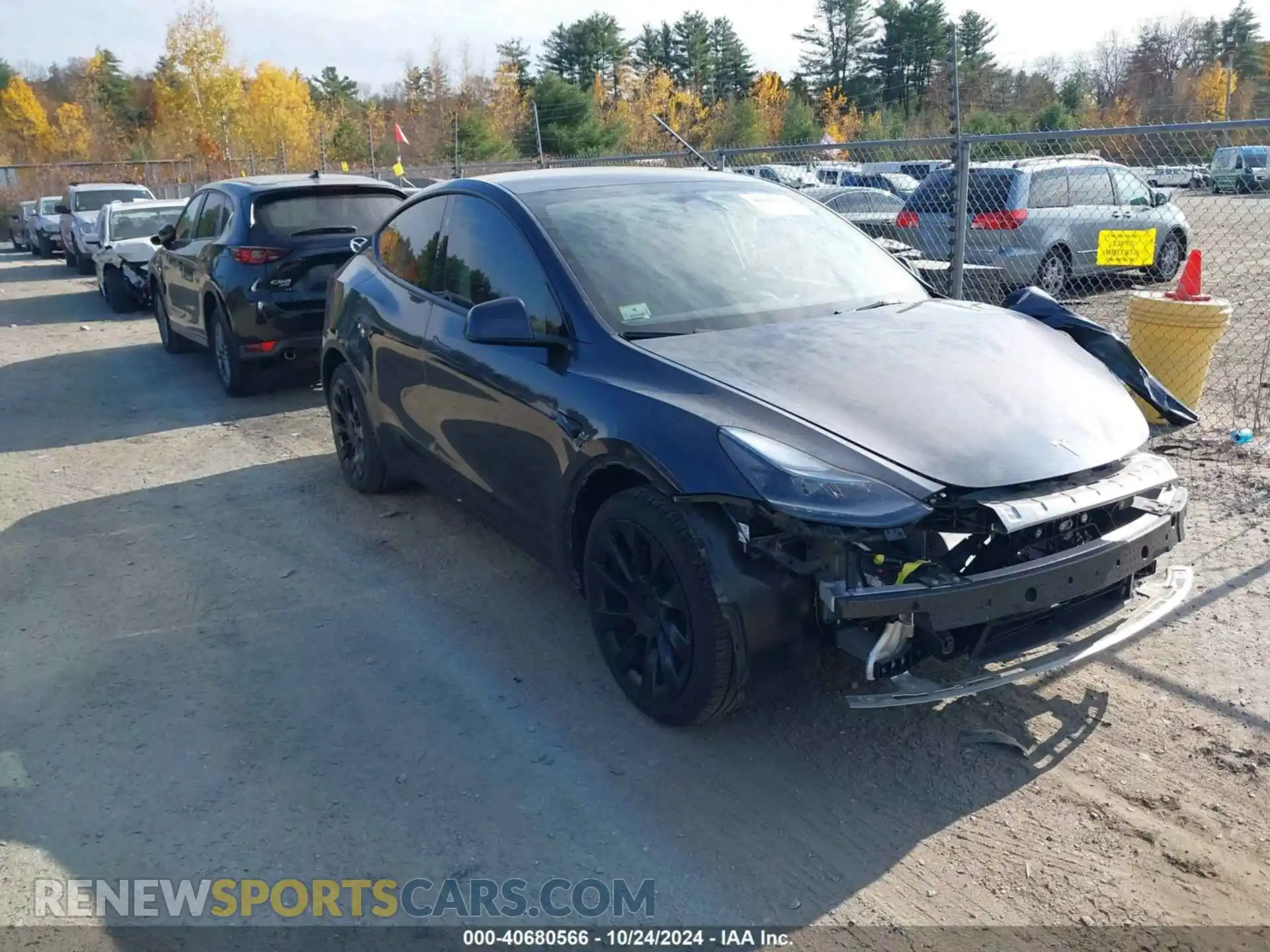 1 Photograph of a damaged car 7SAYGDEEXRA222909 TESLA MODEL Y 2024