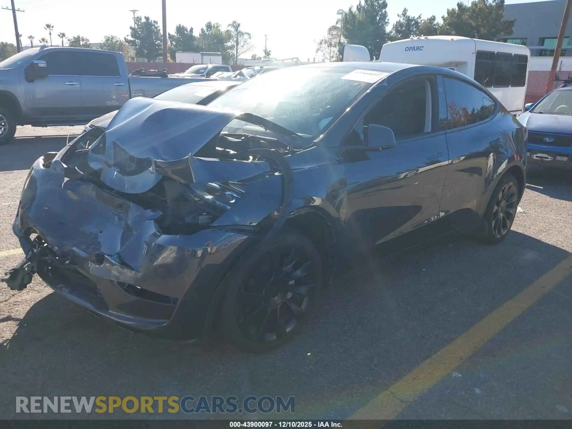 2 Photograph of a damaged car 7SAYGDEEXRA227463 TESLA MODEL Y 2024