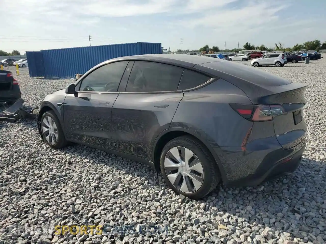 2 Photograph of a damaged car 7SAYGDEEXRA230413 TESLA MODEL Y 2024