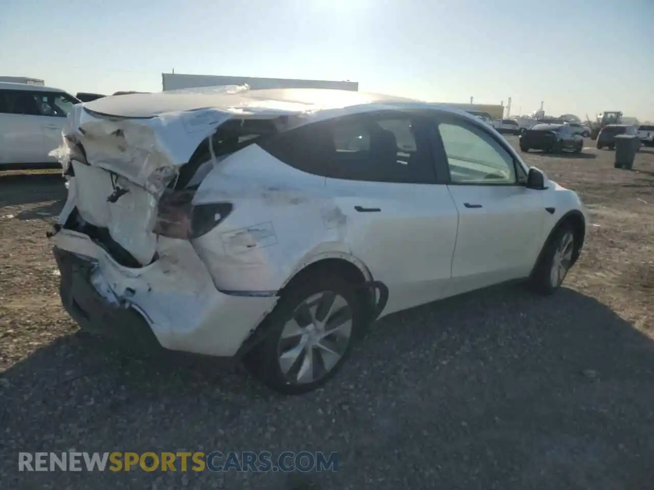 3 Photograph of a damaged car 7SAYGDEEXRA251147 TESLA MODEL Y 2024