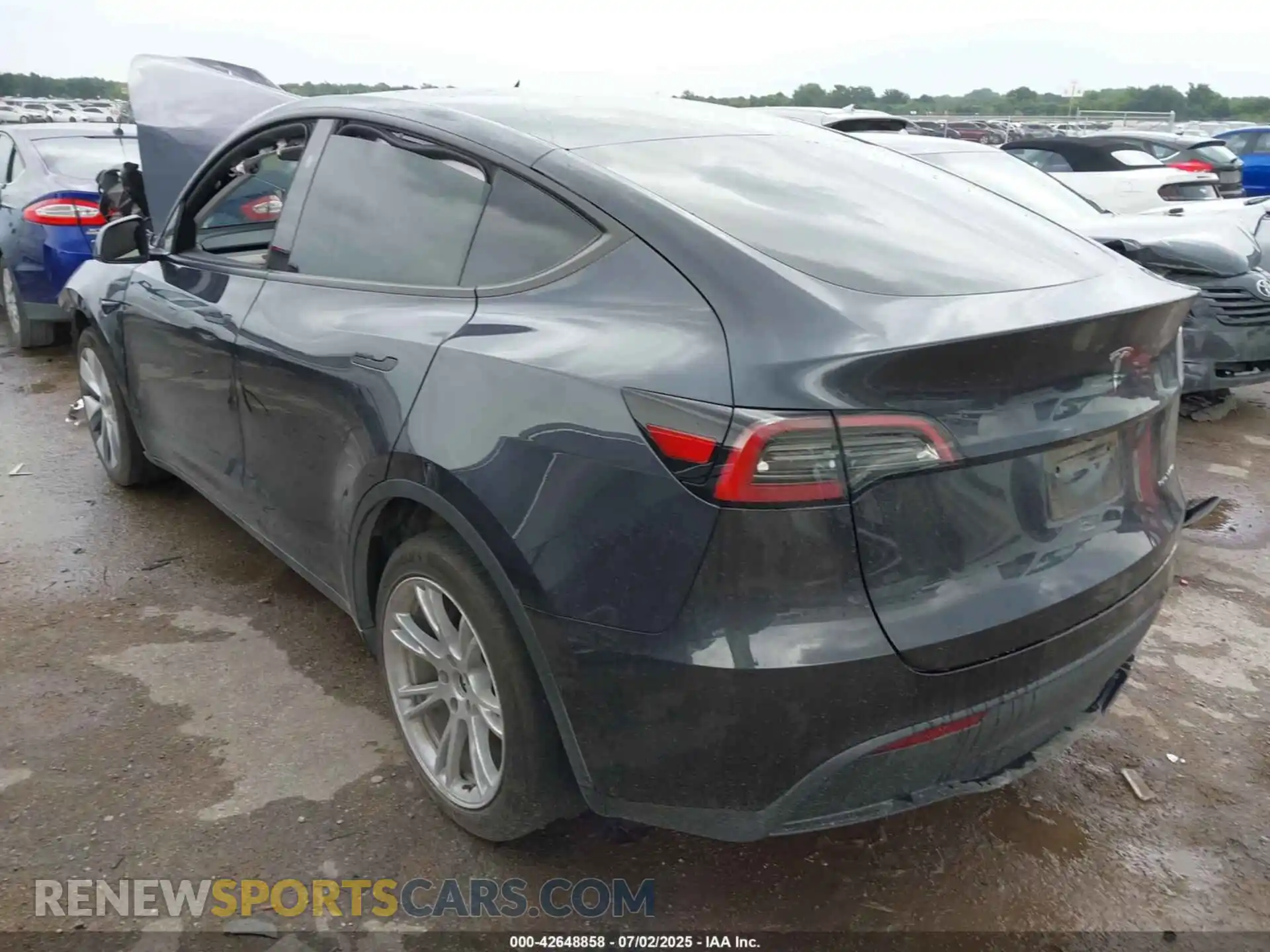 3 Photograph of a damaged car 7SAYGDEEXRA254923 TESLA MODEL Y 2024