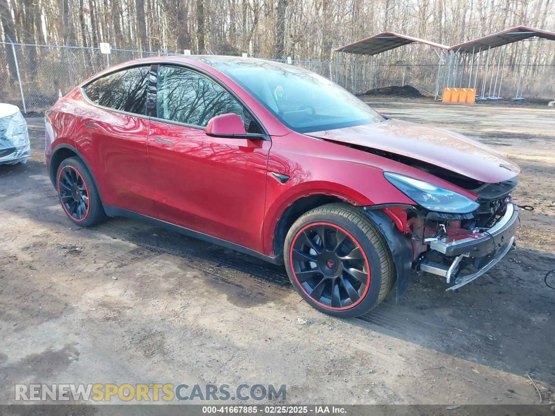 1 Photograph of a damaged car 7SAYGDEEXRA264447 TESLA MODEL Y 2024
