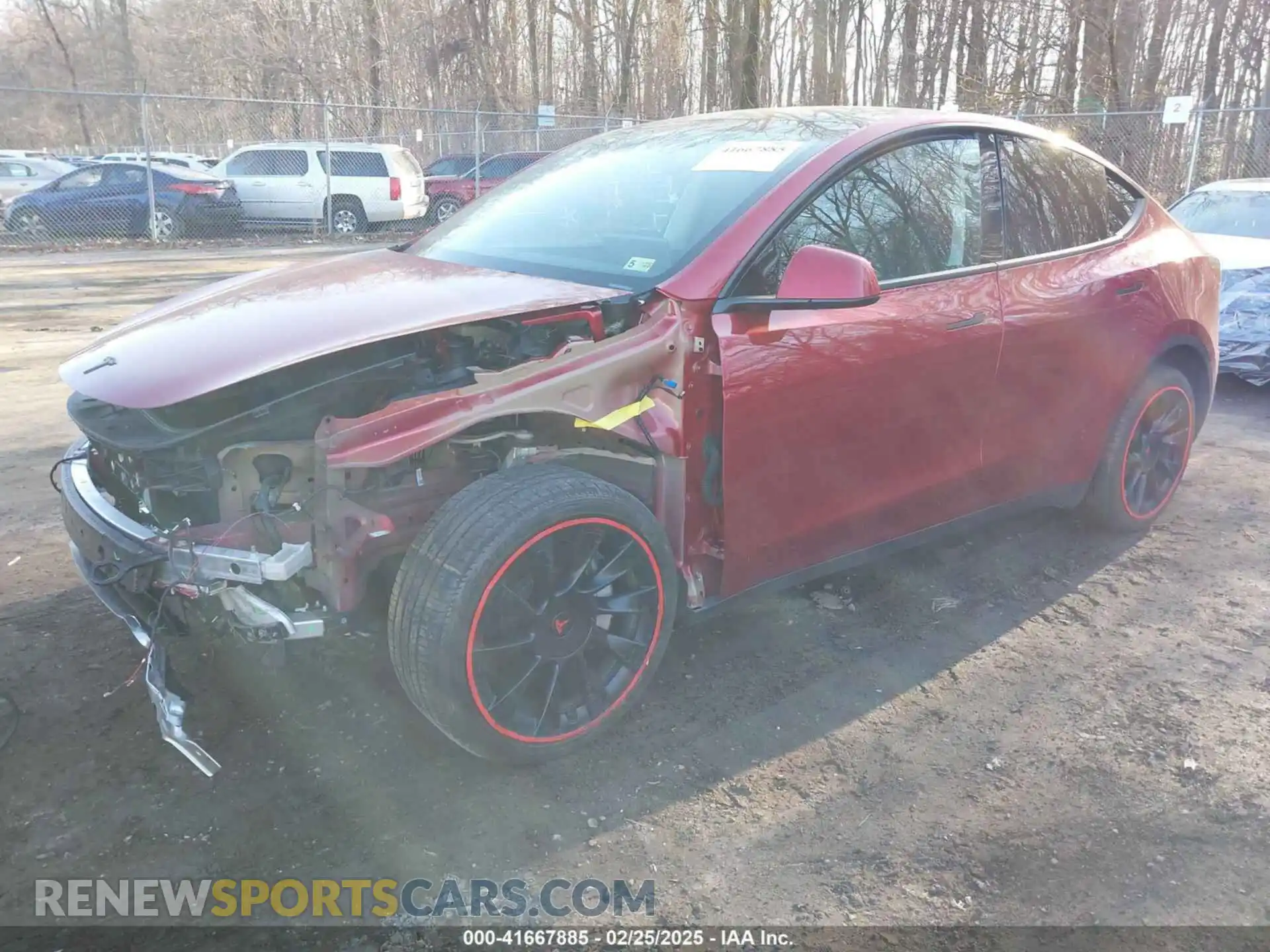 2 Photograph of a damaged car 7SAYGDEEXRA264447 TESLA MODEL Y 2024