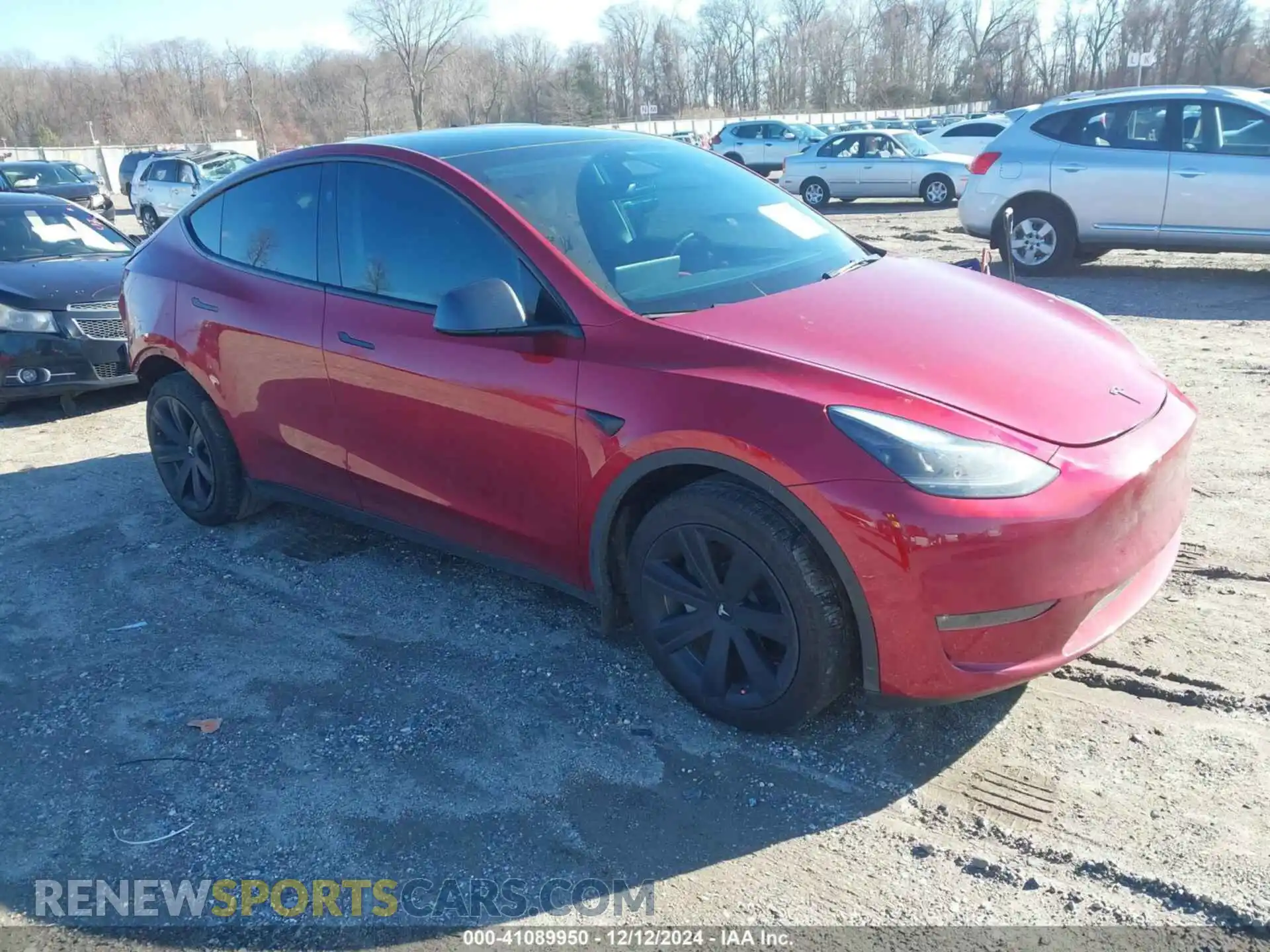 1 Photograph of a damaged car 7SAYGDEEXRA286352 TESLA MODEL Y 2024