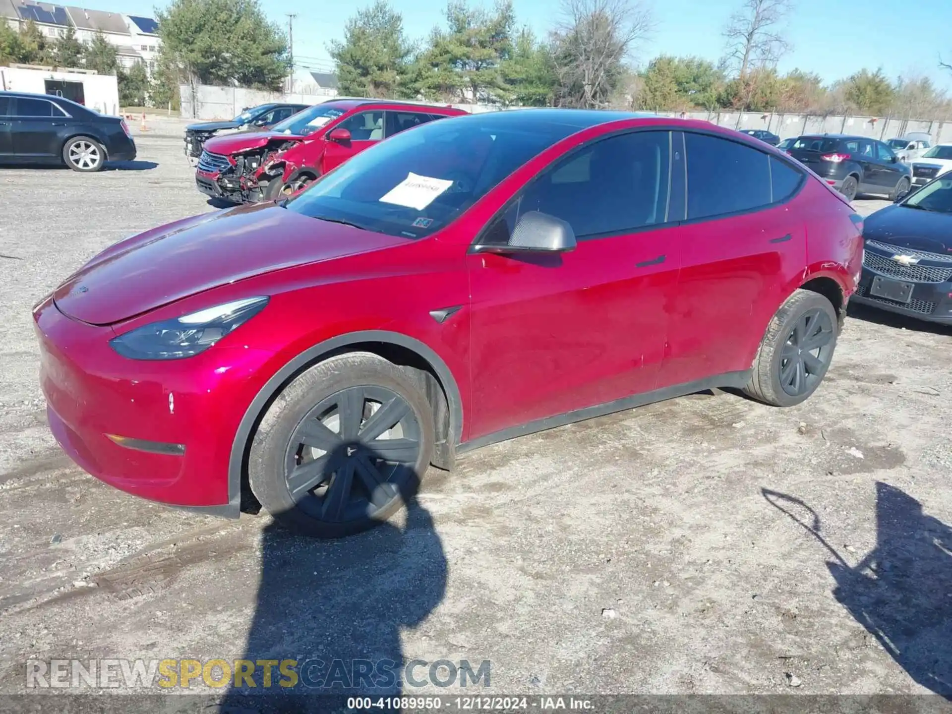 2 Photograph of a damaged car 7SAYGDEEXRA286352 TESLA MODEL Y 2024