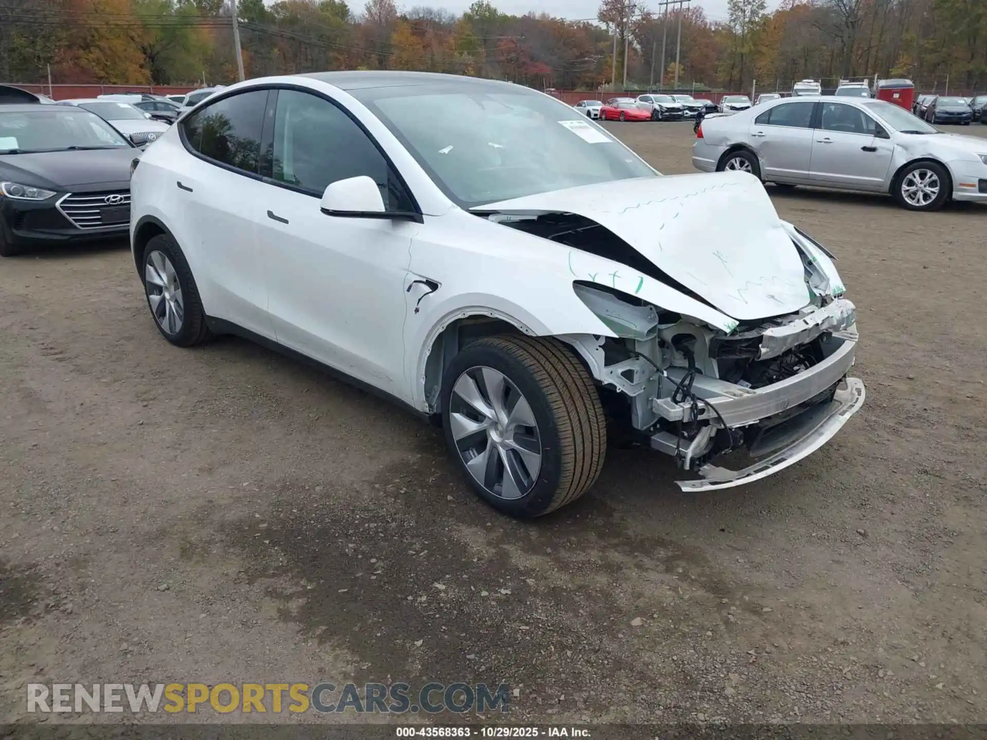 1 Photograph of a damaged car 7SAYGDEEXRA286691 TESLA MODEL Y 2024