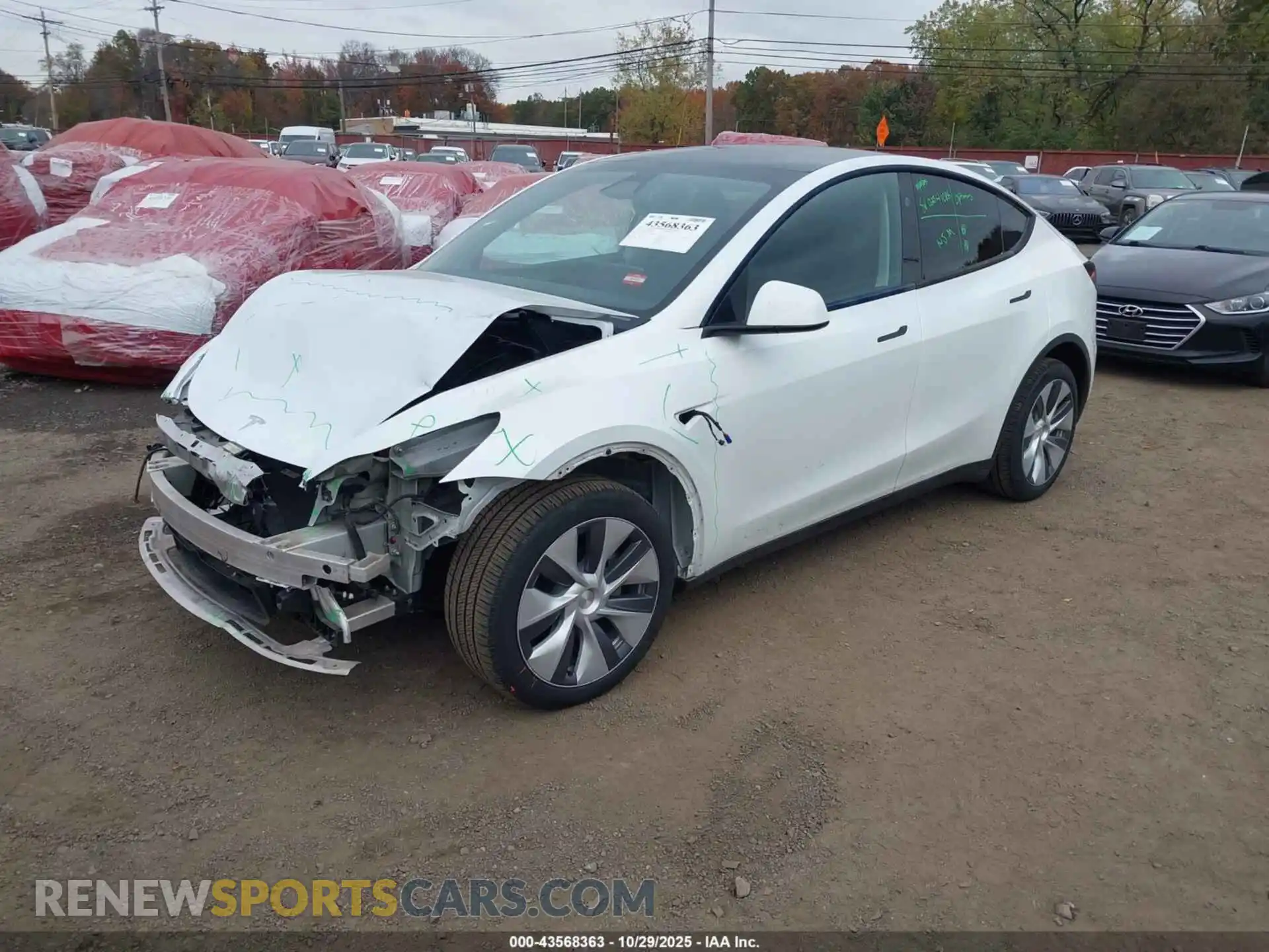 2 Photograph of a damaged car 7SAYGDEEXRA286691 TESLA MODEL Y 2024