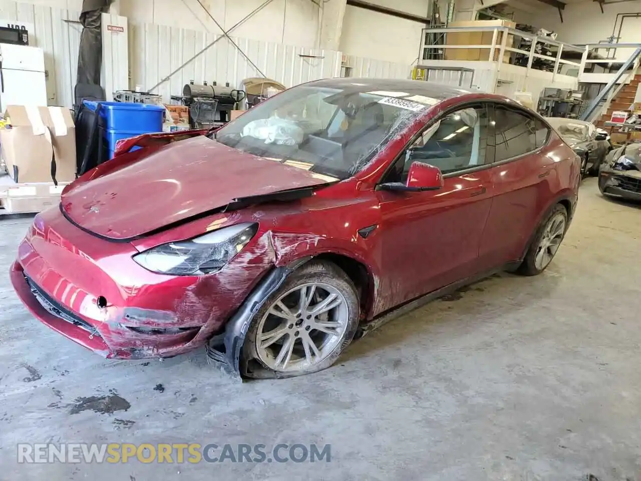 1 Photograph of a damaged car 7SAYGDEEXRF043367 TESLA MODEL Y 2024