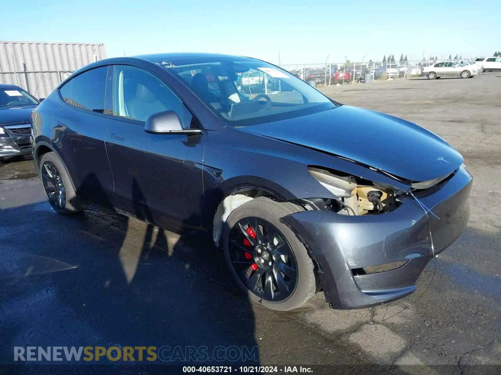 1 Photograph of a damaged car 7SAYGDEEXRF075879 TESLA MODEL Y 2024
