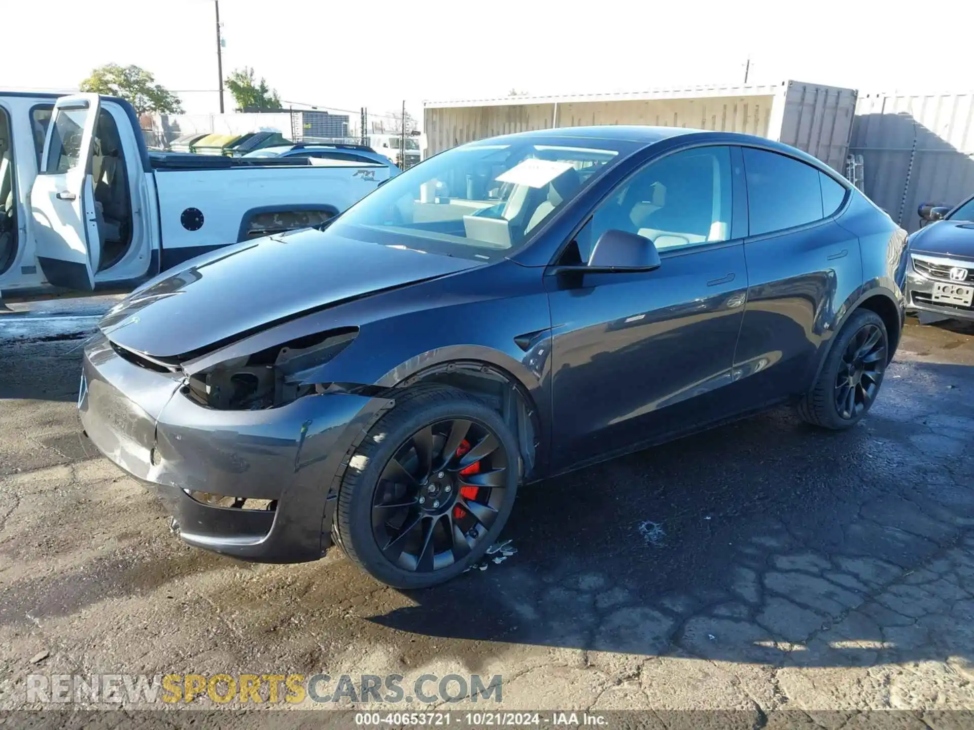 2 Photograph of a damaged car 7SAYGDEEXRF075879 TESLA MODEL Y 2024