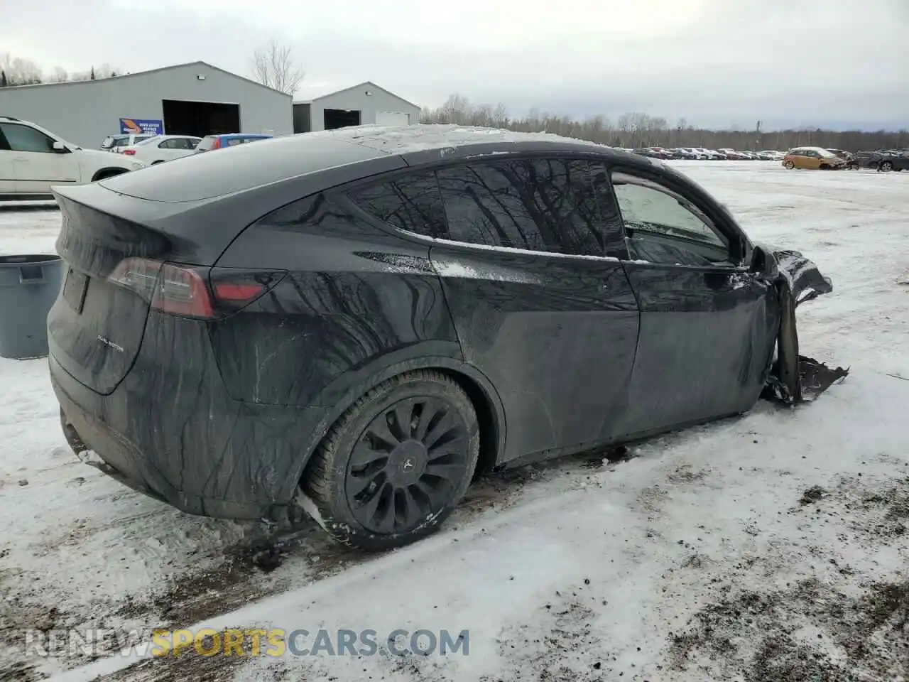 3 Photograph of a damaged car 7SAYGDEEXRF090219 TESLA MODEL Y 2024