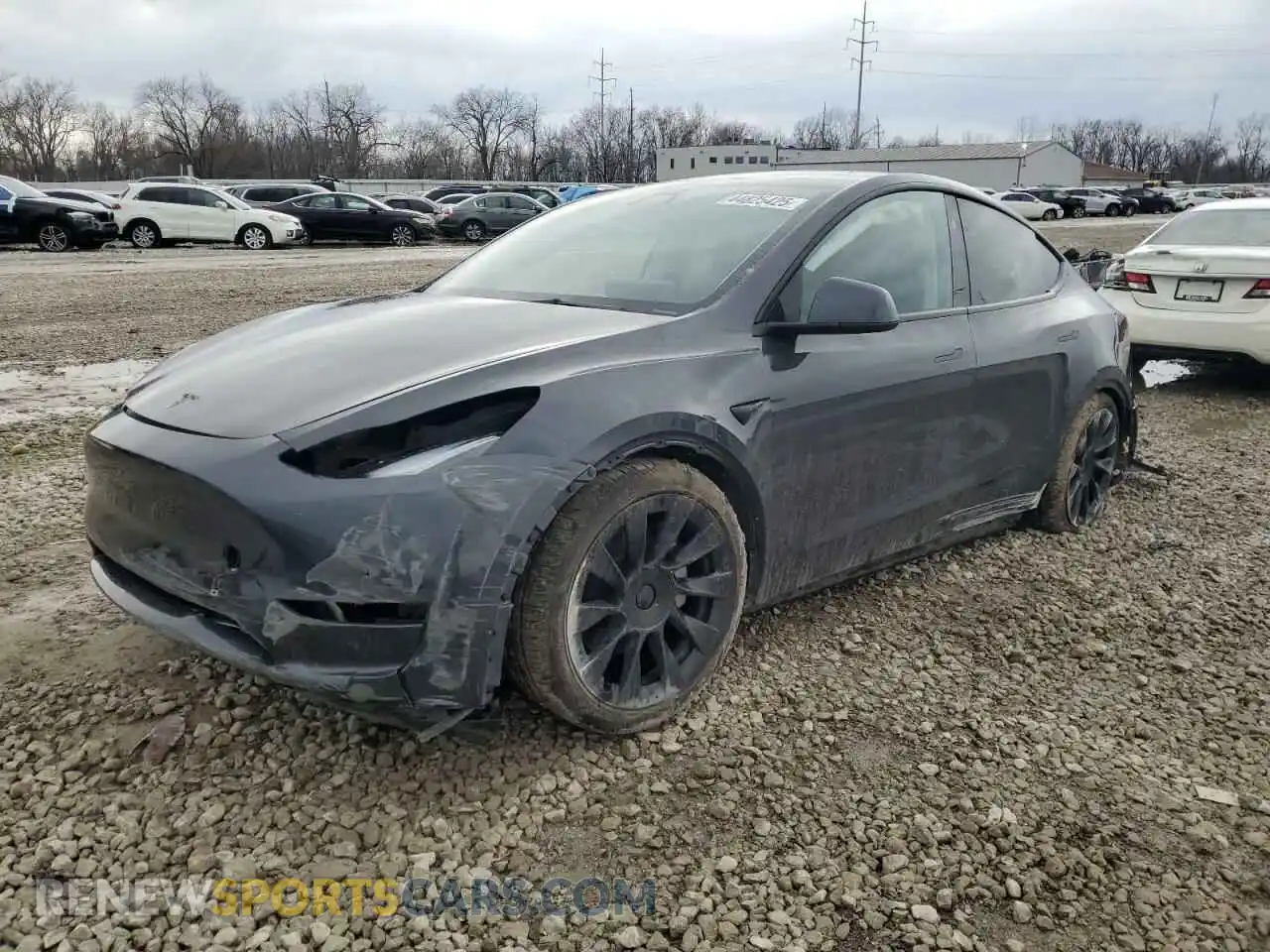 1 Photograph of a damaged car 7SAYGDEEXRF988853 TESLA MODEL Y 2024