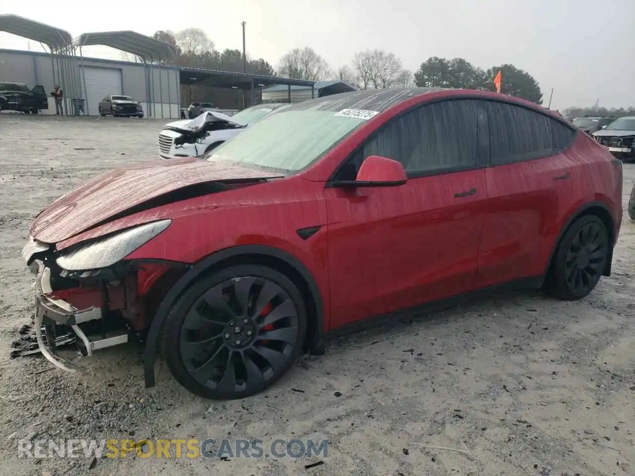 1 Photograph of a damaged car 7SAYGDEF0RA265342 TESLA MODEL Y 2024