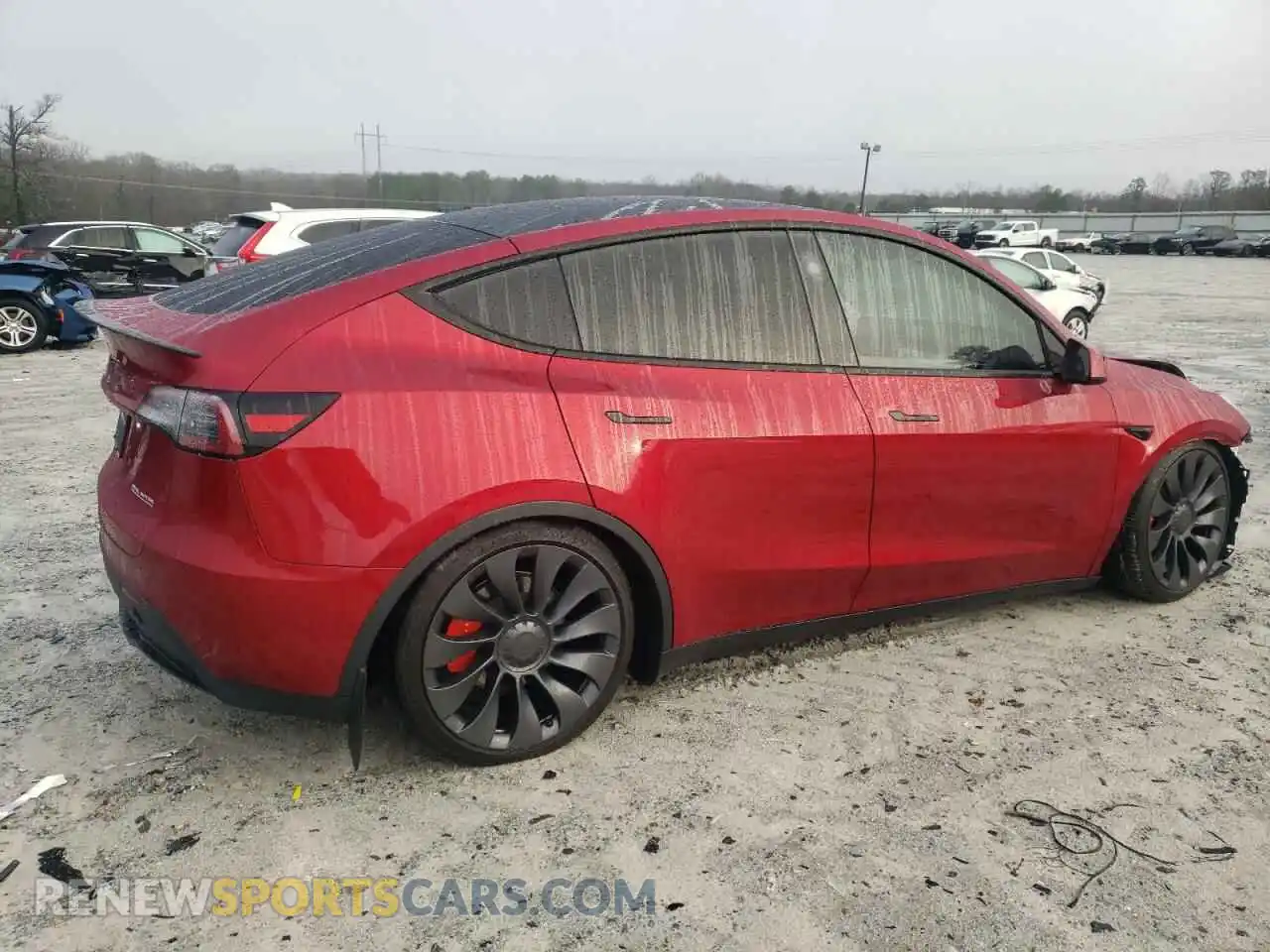 3 Photograph of a damaged car 7SAYGDEF0RA265342 TESLA MODEL Y 2024