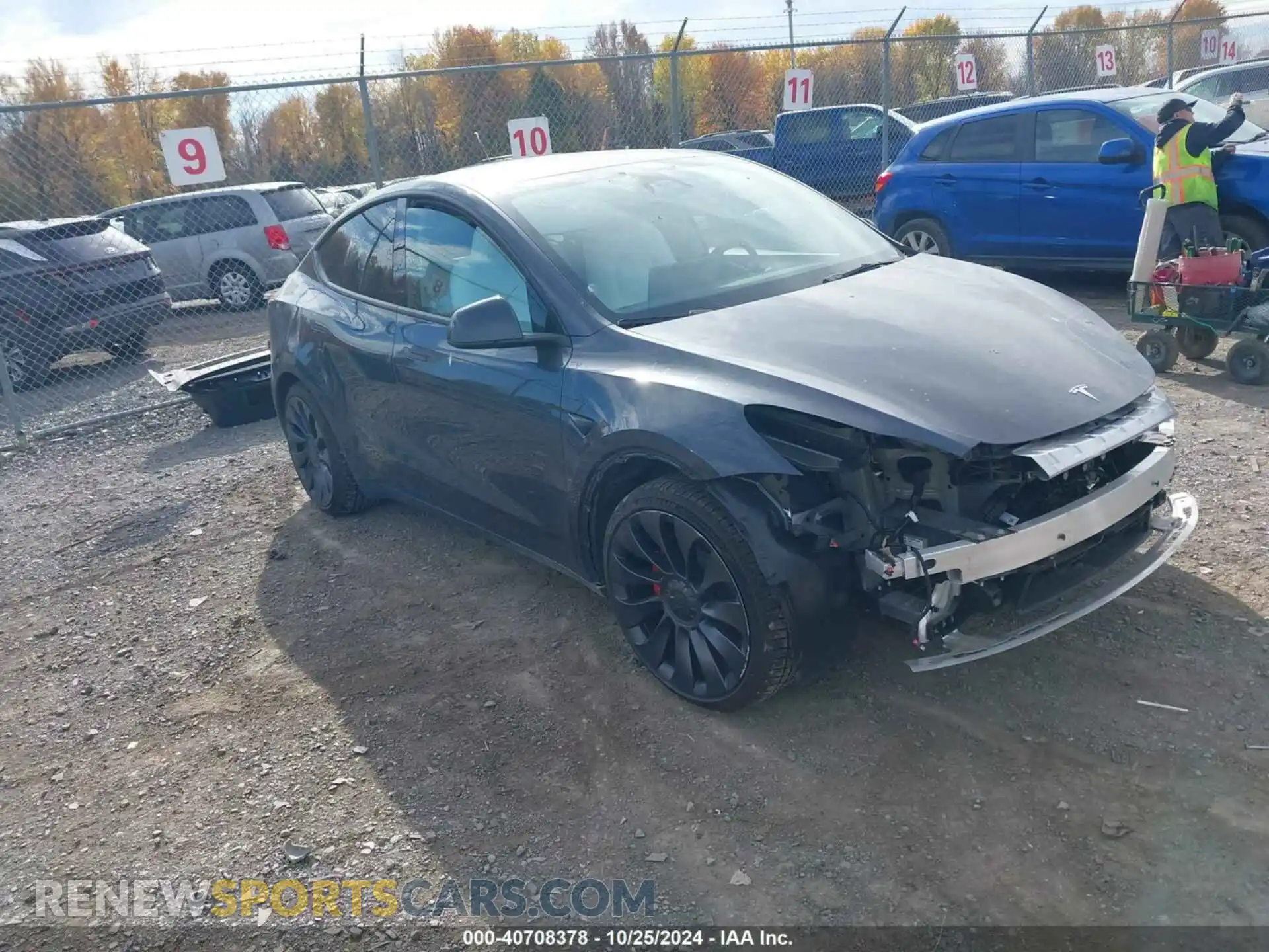 1 Photograph of a damaged car 7SAYGDEF0RA265941 TESLA MODEL Y 2024
