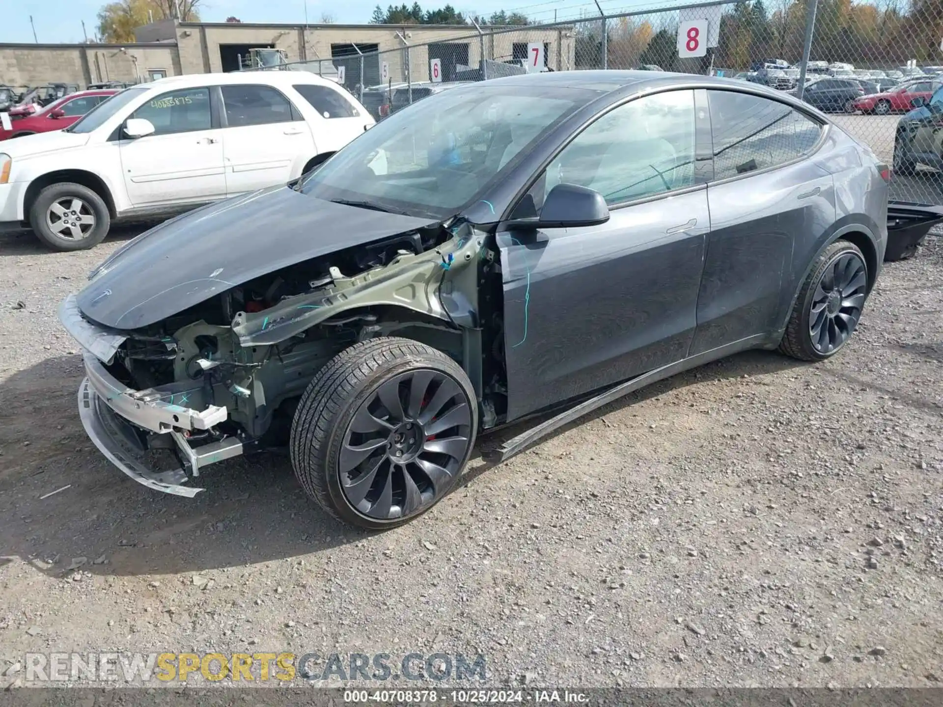 2 Photograph of a damaged car 7SAYGDEF0RA265941 TESLA MODEL Y 2024