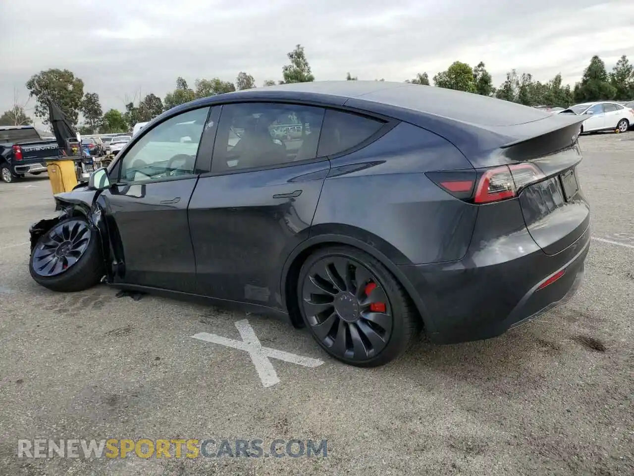 2 Photograph of a damaged car 7SAYGDEF0RF020995 TESLA MODEL Y 2024