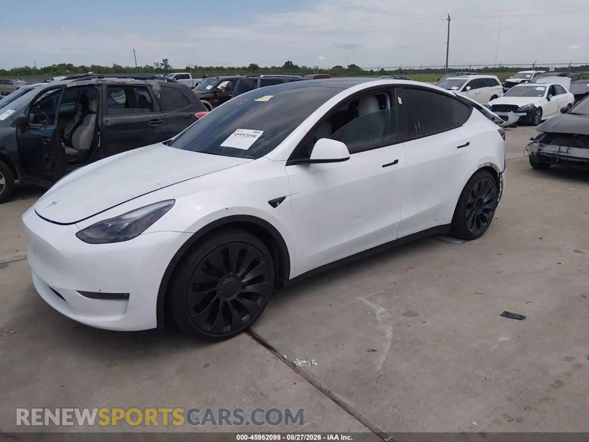 2 Фотография поврежденного автомобиля 7SAYGDEF1RA269349 TESLA MODEL Y 2024