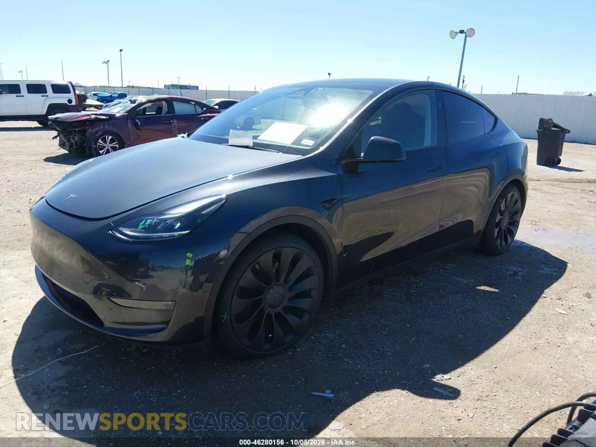 2 Photograph of a damaged car 7SAYGDEF1RA272817 TESLA MODEL Y 2024