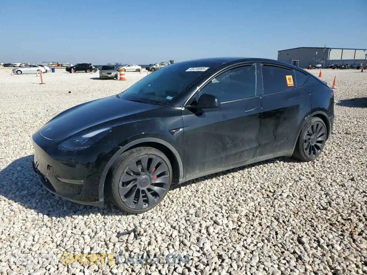 1 Photograph of a damaged car 7SAYGDEF1RA307520 TESLA MODEL Y 2024