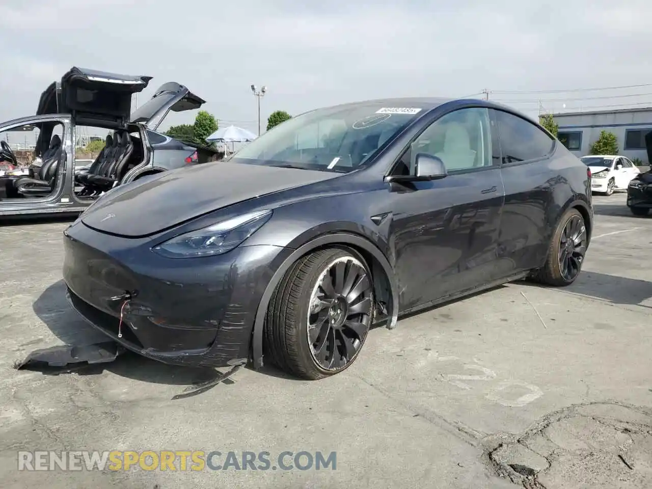 1 Photograph of a damaged car 7SAYGDEF1RF020956 TESLA MODEL Y 2024