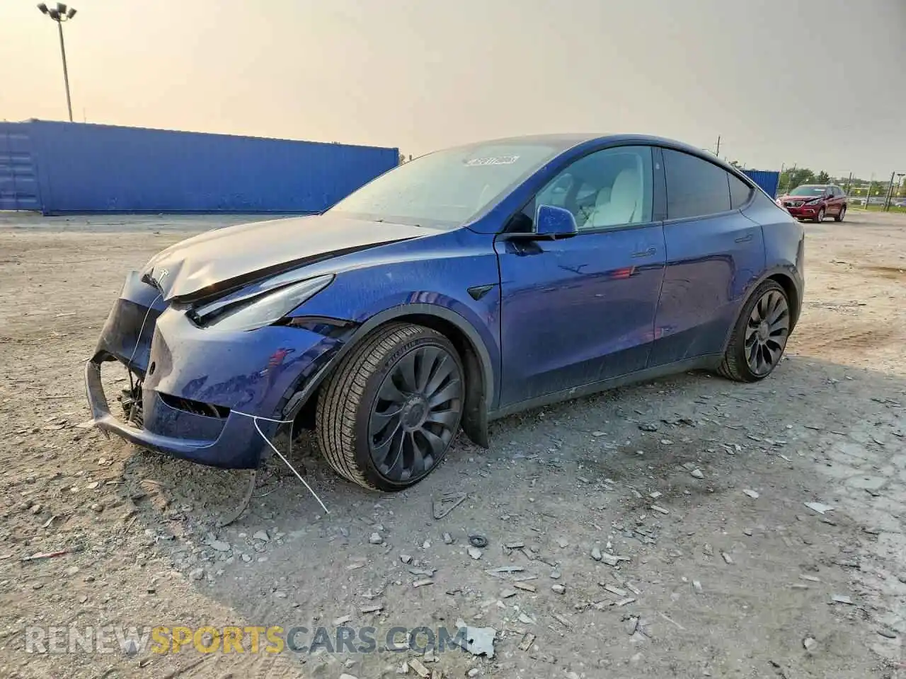 1 Фотография поврежденного автомобиля 7SAYGDEF1RF027907 TESLA MODEL Y 2024