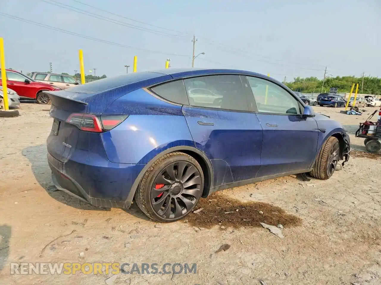3 Фотография поврежденного автомобиля 7SAYGDEF1RF027907 TESLA MODEL Y 2024