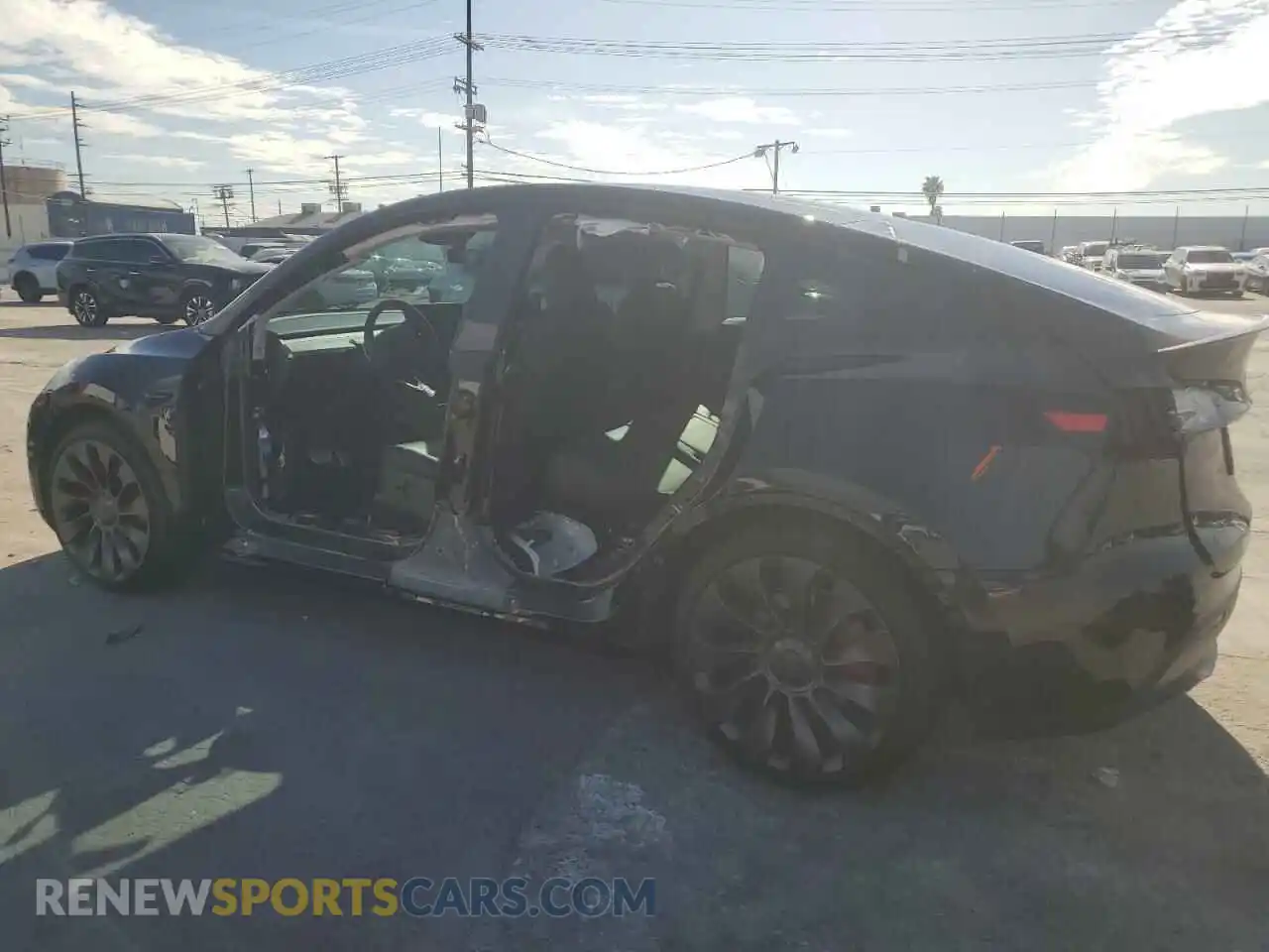 2 Photograph of a damaged car 7SAYGDEF1RF045727 TESLA MODEL Y 2024