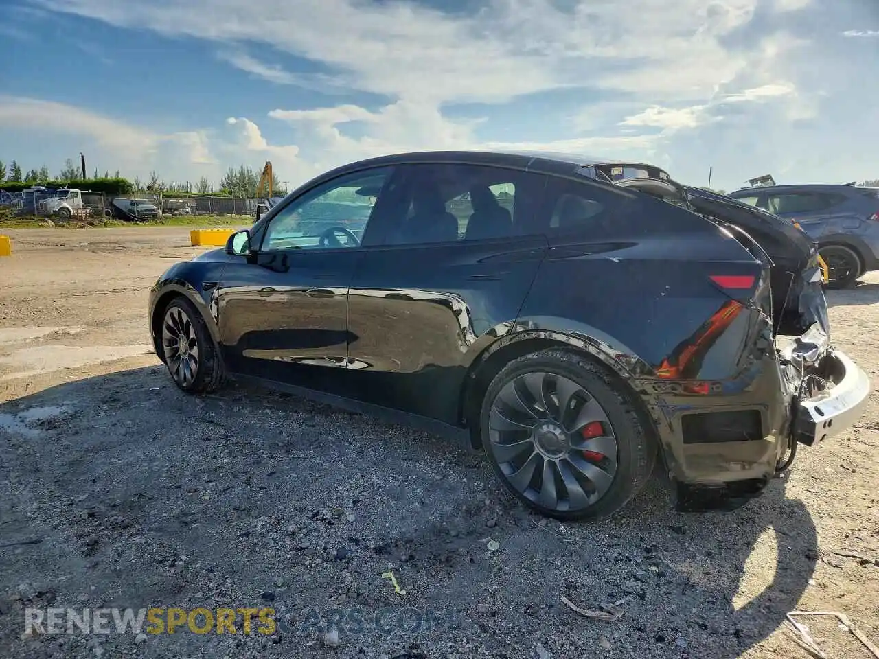 2 Фотография поврежденного автомобиля 7SAYGDEF1RF057425 TESLA MODEL Y 2024