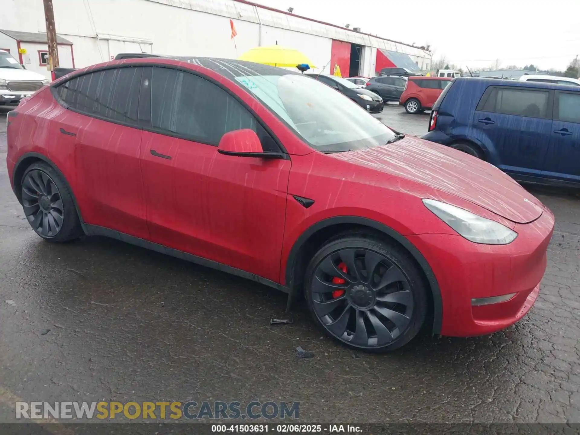 1 Photograph of a damaged car 7SAYGDEF2RF050399 TESLA MODEL Y 2024